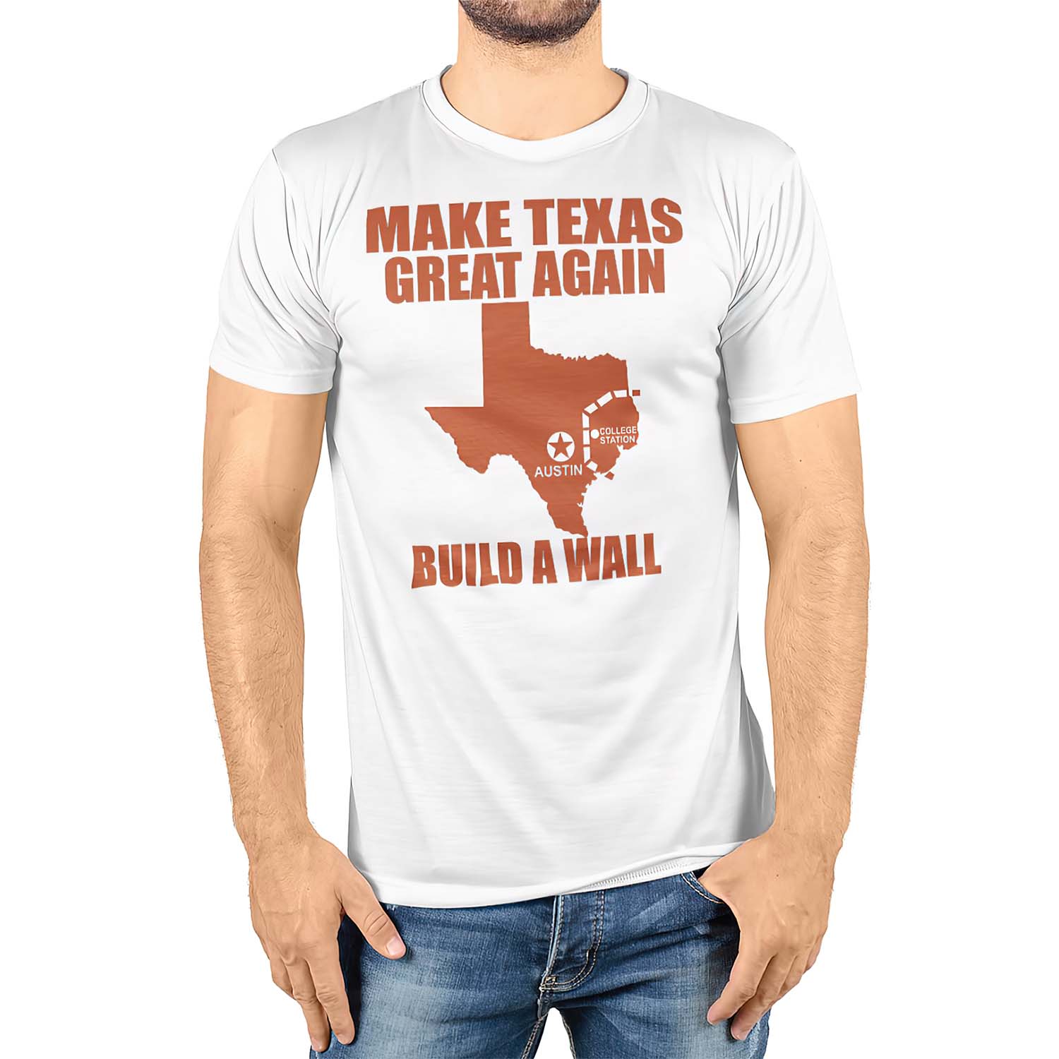 Make Texas Great Again Build A Wall Shirt Make Texas Great Again Build A Wall Shirt