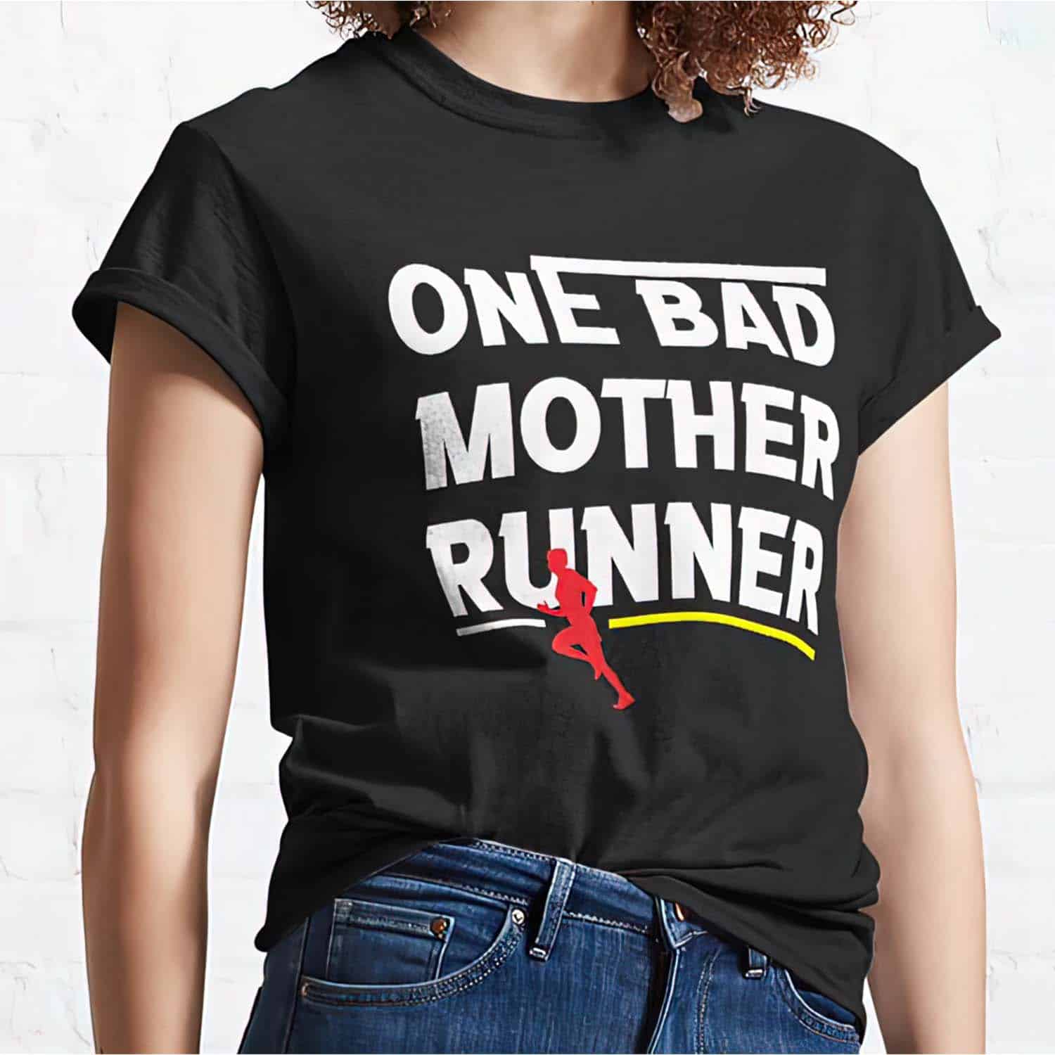 One Bad Mother Runner Women Shirt