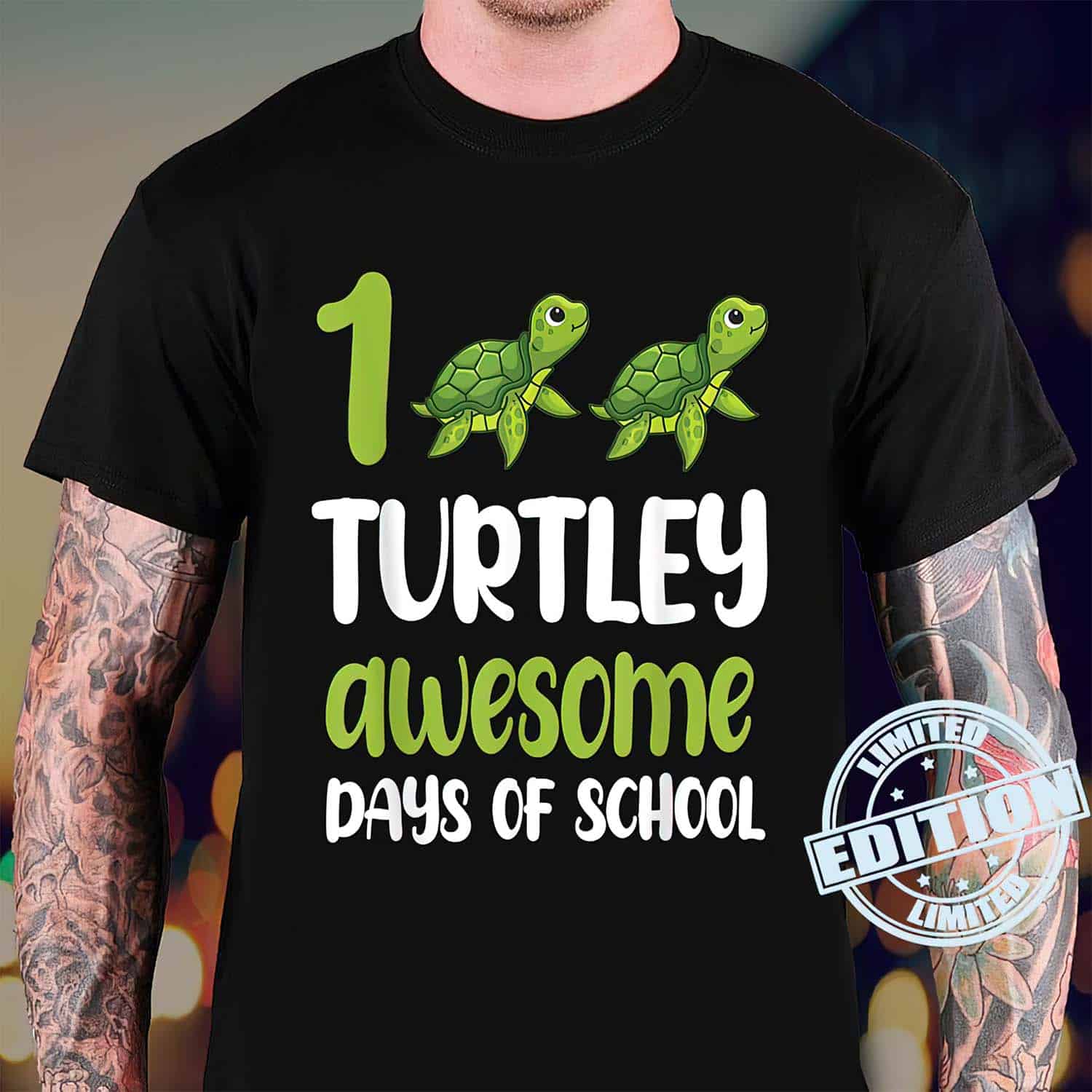 100 Turtley Awesome Days Of School Shirt 100 Turtley Awesome Days Of School Shirt