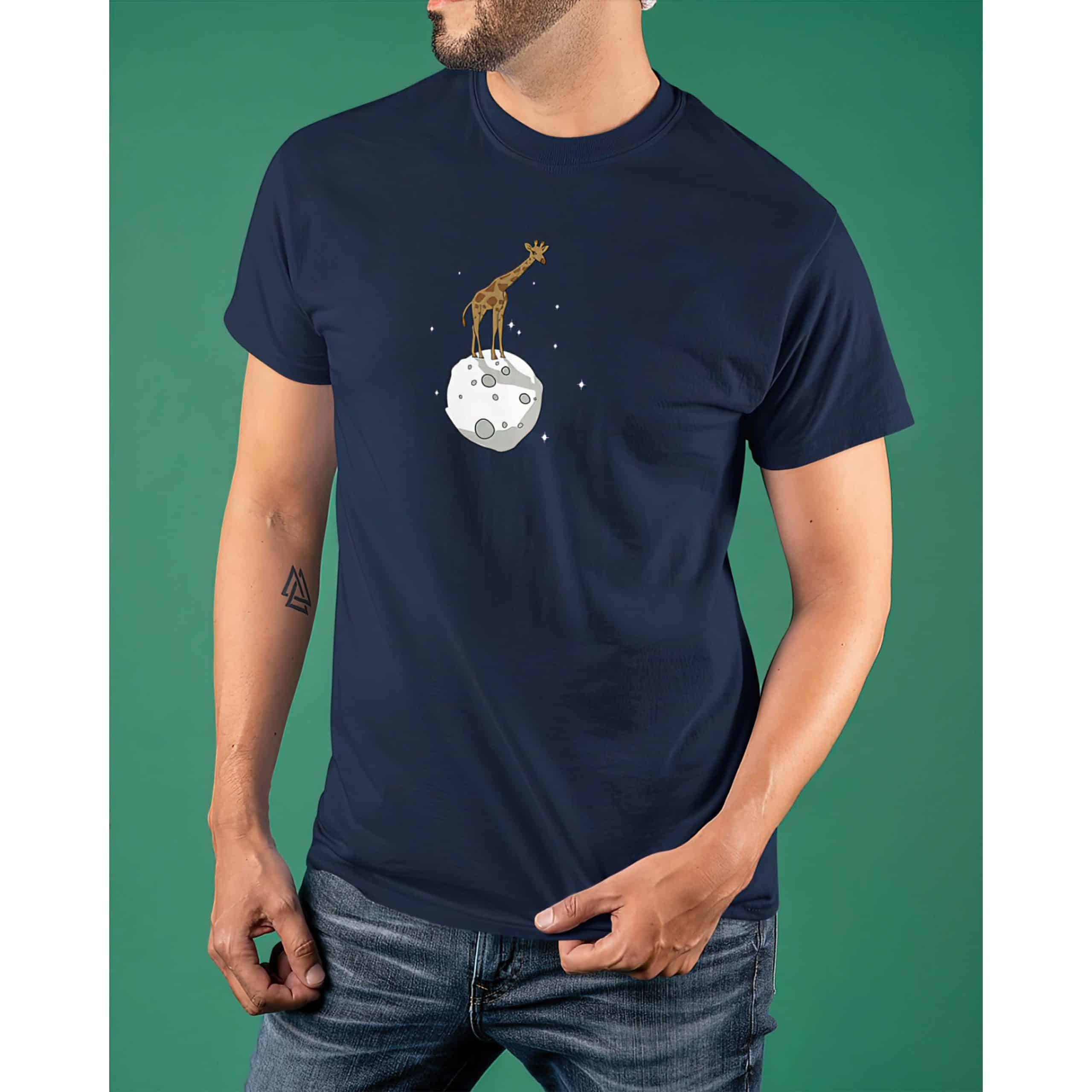 Let’S Game It Out Giraffe Moon Shirt Let’S Game It Out Giraffe Moon Shirt