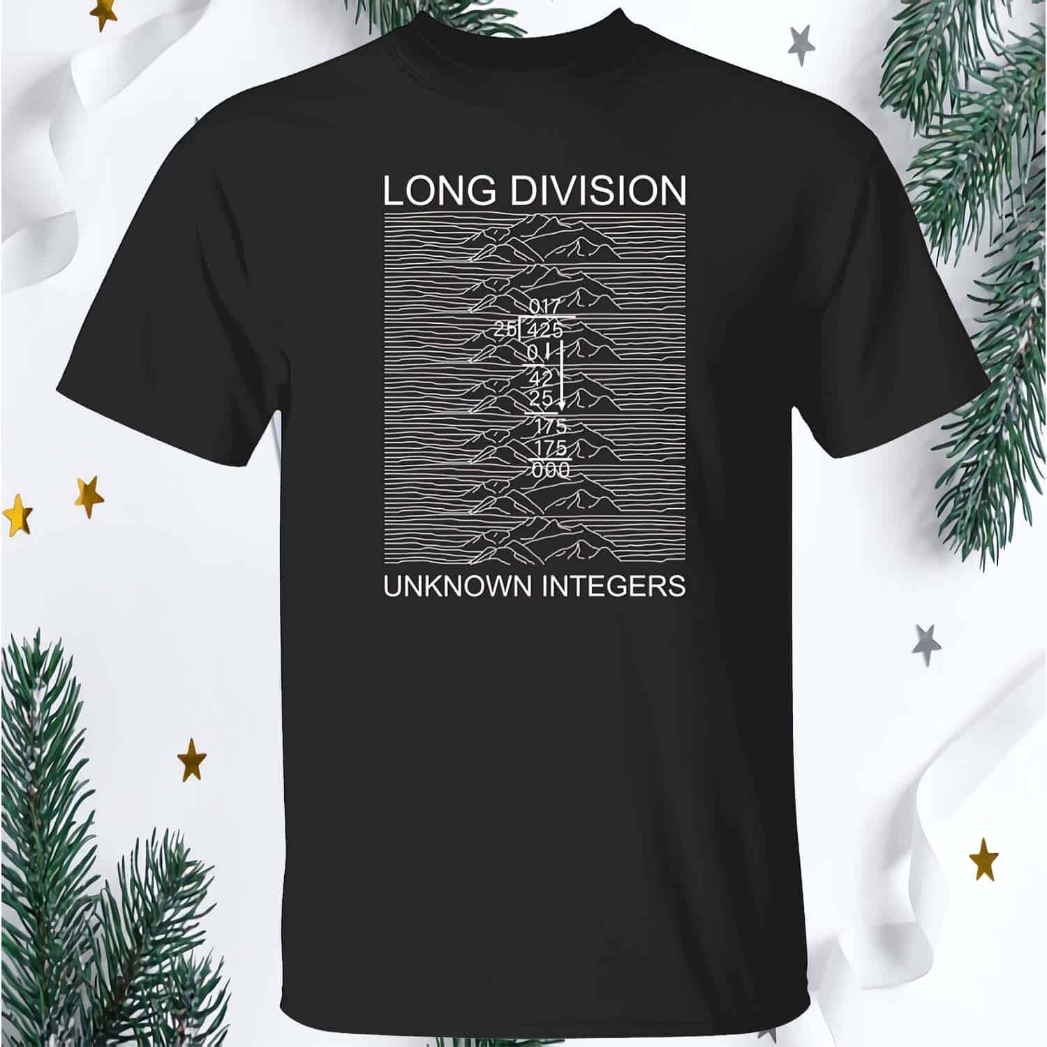 Long Division Unknown Integers Shirt Long Division Unknown Integers Shirt