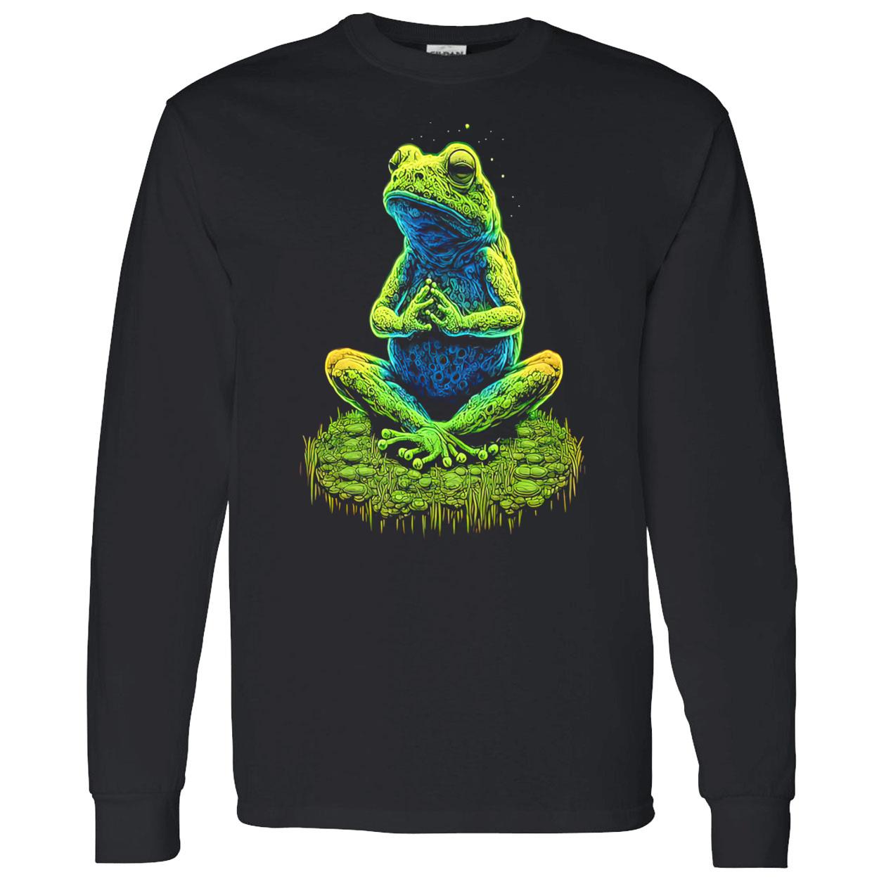 Trippy Frog Yoga Shirt Trippy Frog Yoga Shirt