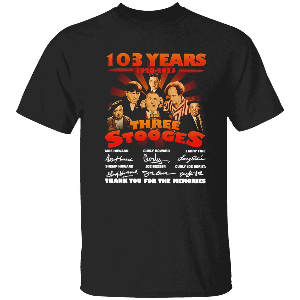 103 Years 1920-2023 The Three Stooges Shirt