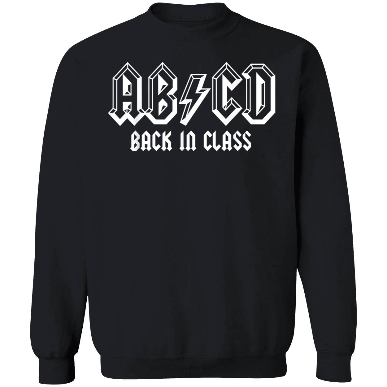 Abcd Back Is Class Shirt Abcd Back Is Class Shirt
