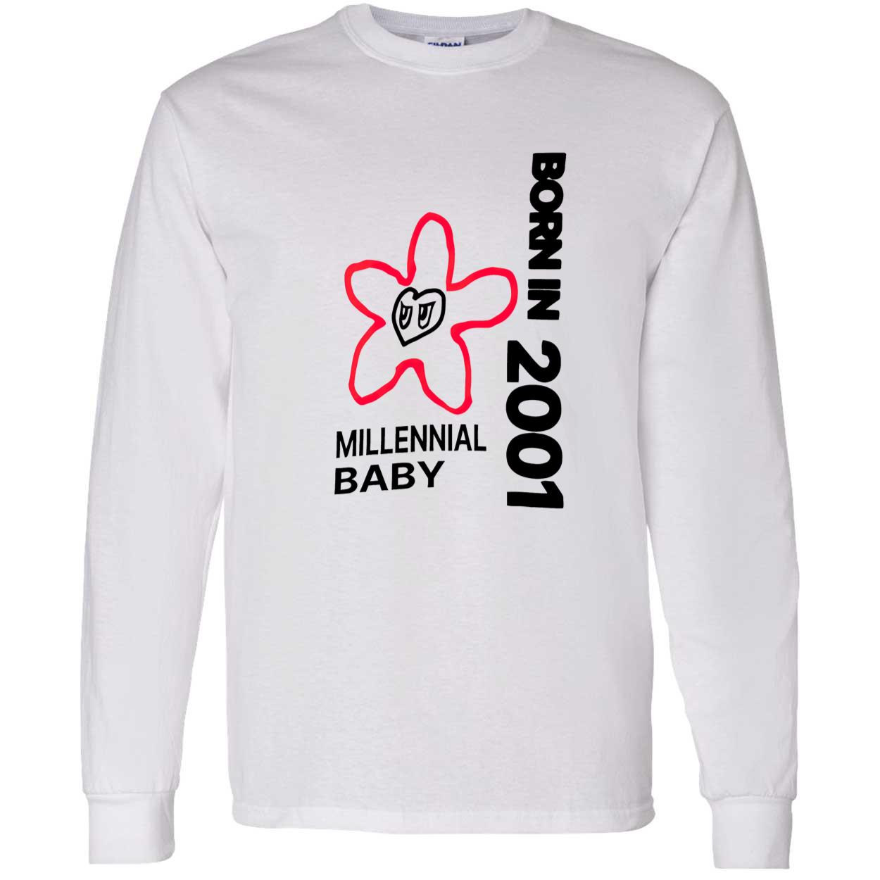 Born In 2001 Millennial Baby Shirt Born In 2001 Millennial Baby Shirt