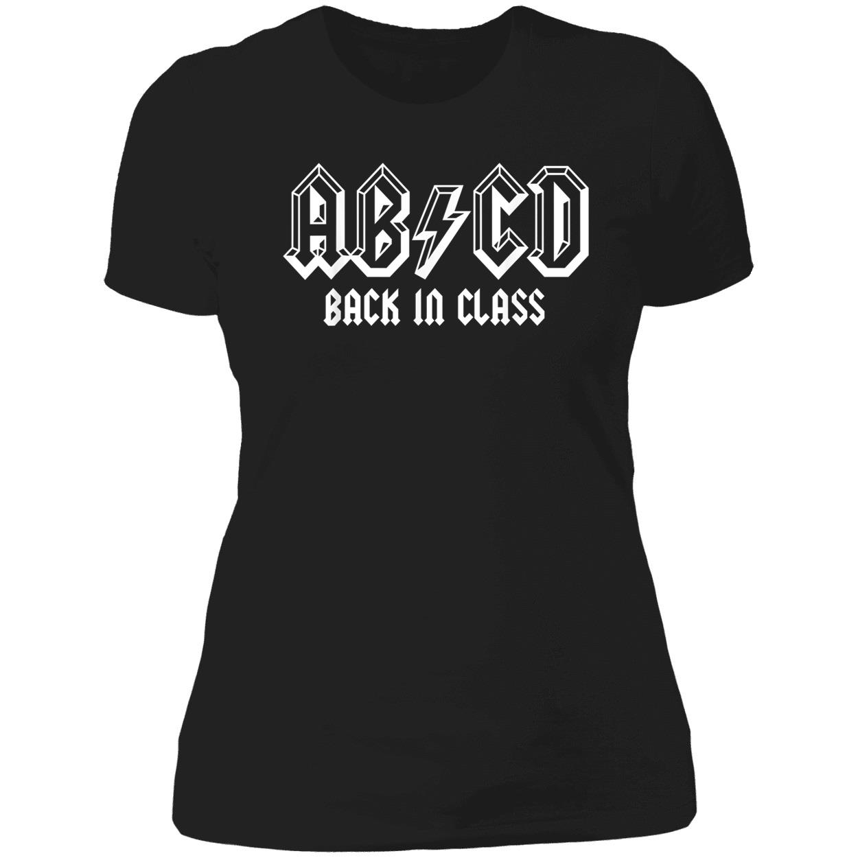 Abcd Back Is Class Shirt Abcd Back Is Class Shirt