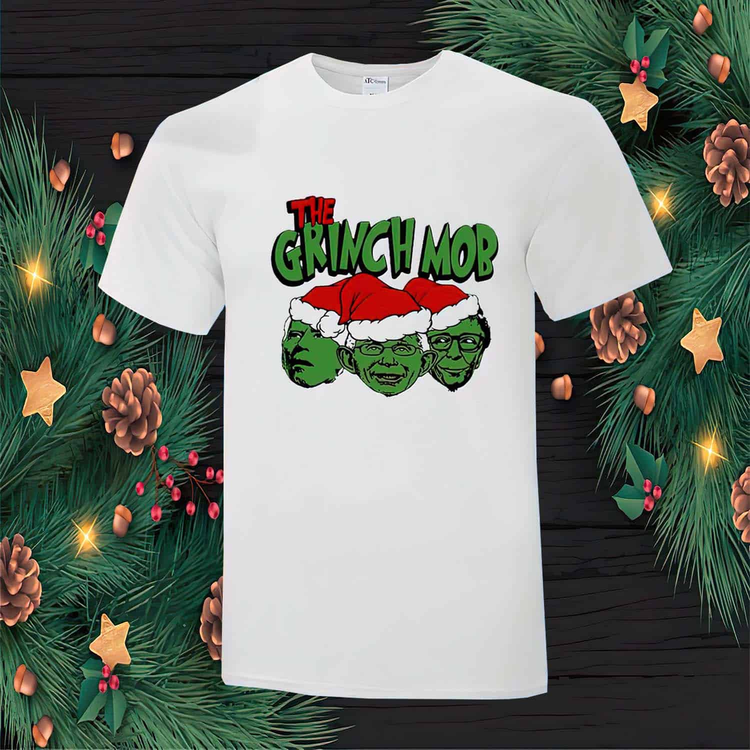 Biden Fauci The Grinch Mob Shirt