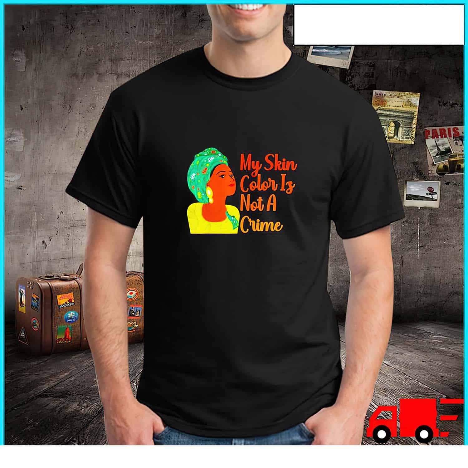 Black History Month My Skin Color Is Not A Crime Shirt