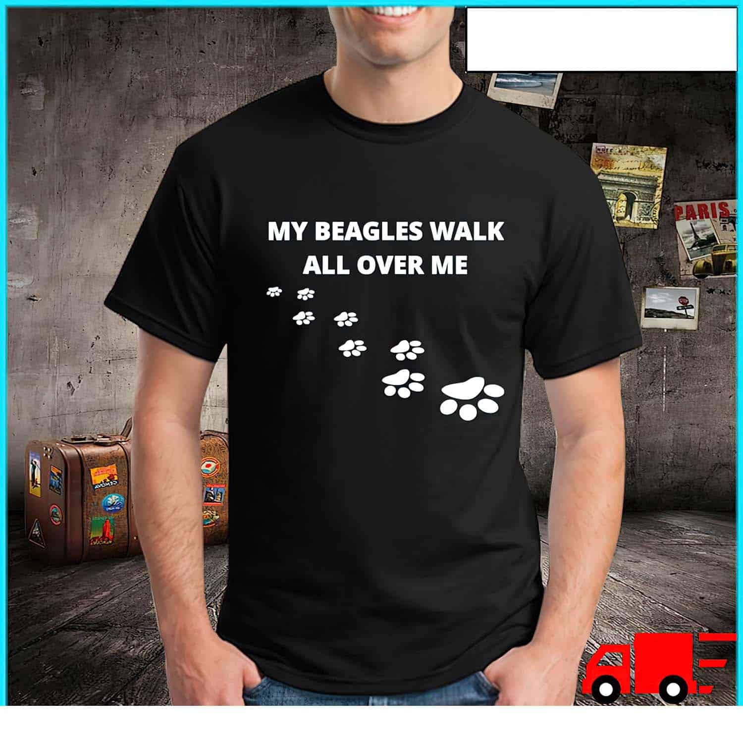 My Beagles Walk All Over Me Shirt My Beagles Walk All Over Me Shirt