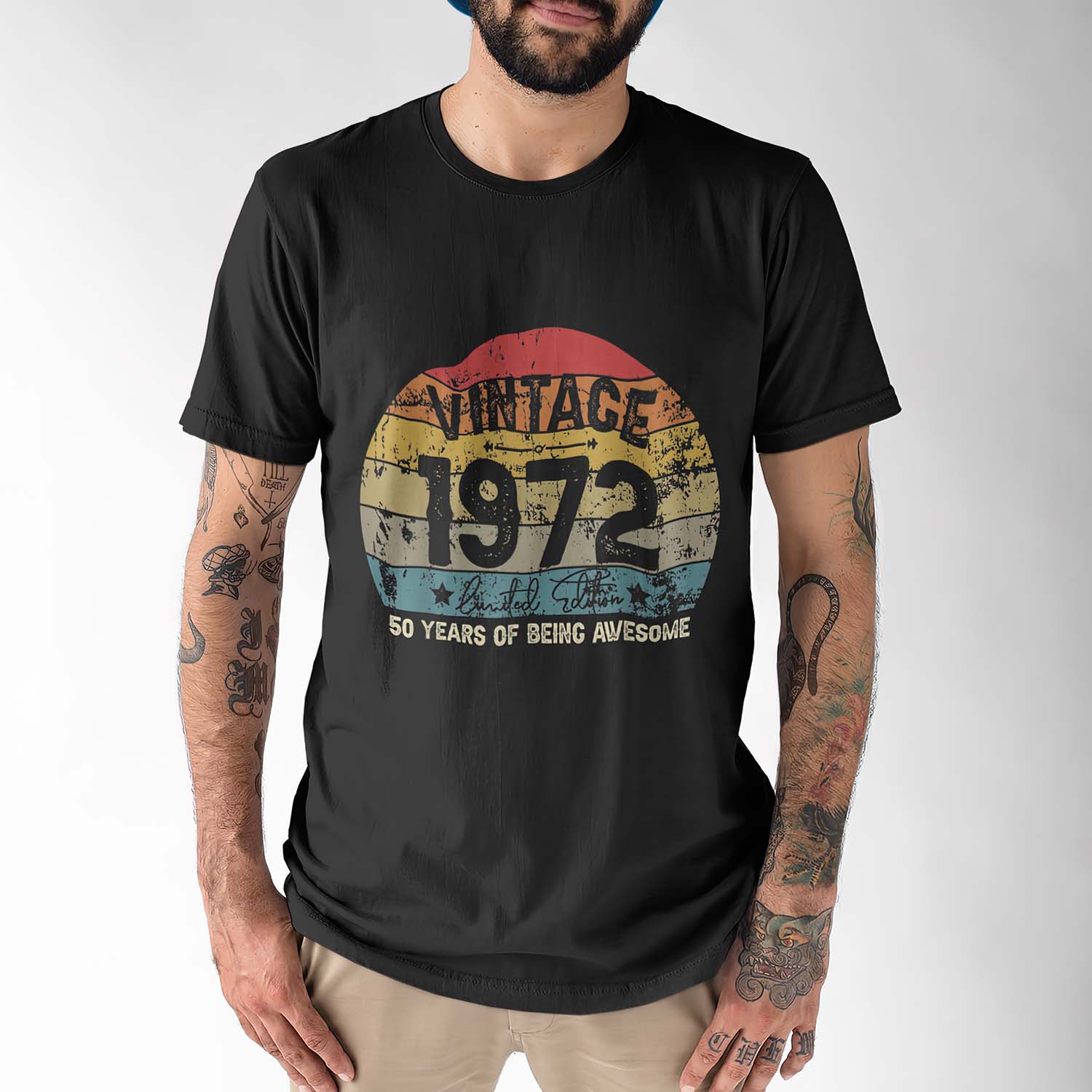 Vintage 1972 50 Years Of Being Awesome Shirt