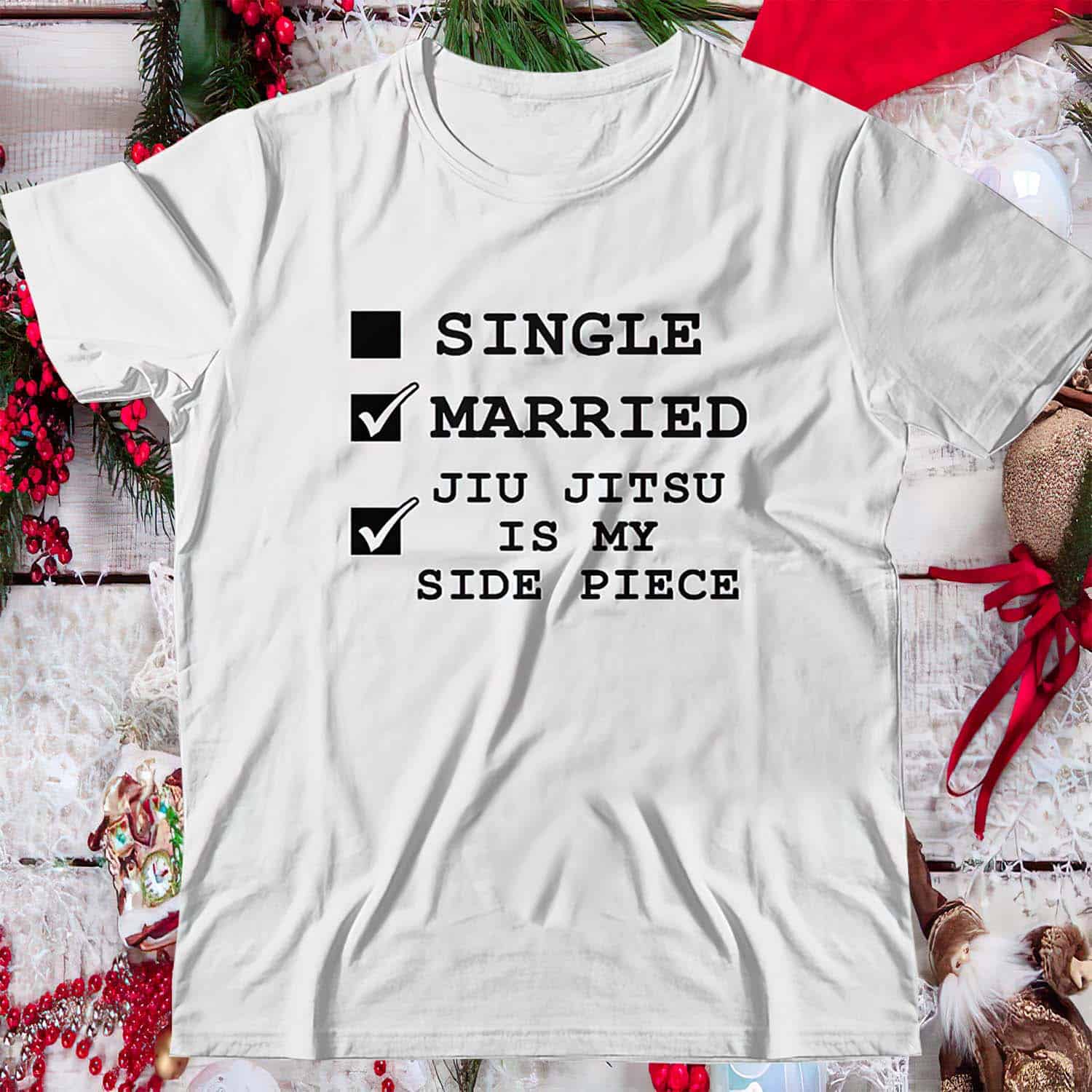 Single Married Jiu Jitsu Is My Side Piece Shirt Single Married Jiu Jitsu Is My Side Piece Shirt
