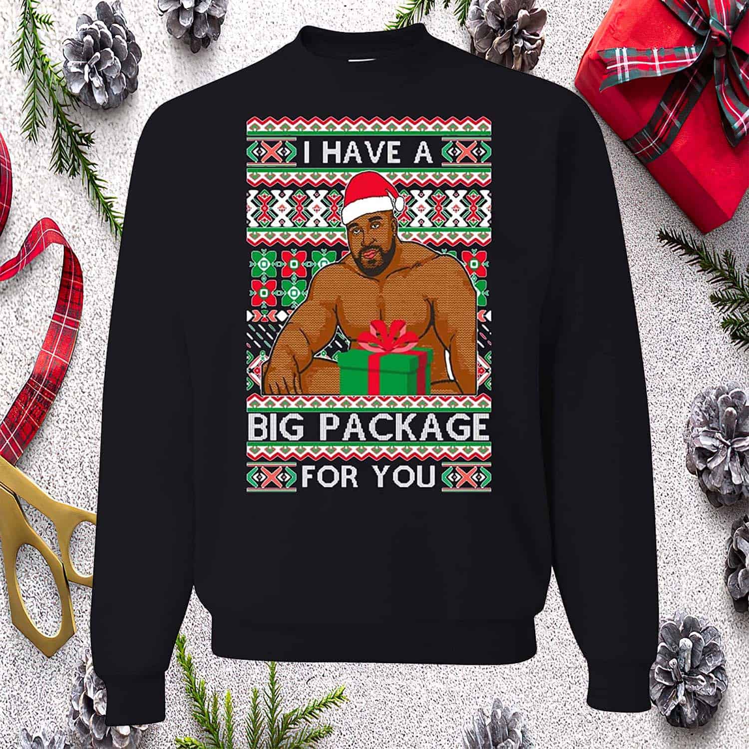 Barry Wood I Have A Big Package For You Christmas Sweatshirt Barry Wood I Have A Big Package For You Christmas Sweatshirt