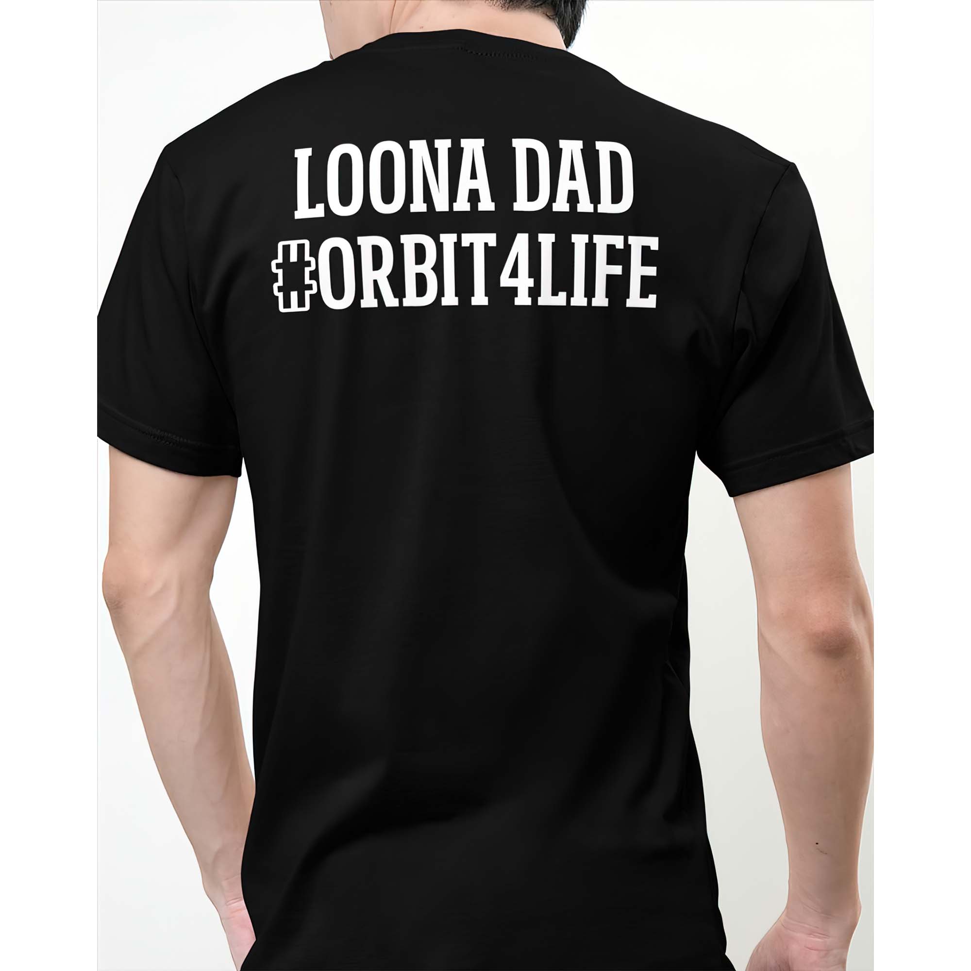 Loona Dad Orbit4Life Back Aop Shirt Loona Dad Orbit4Life Back Aop Shirt