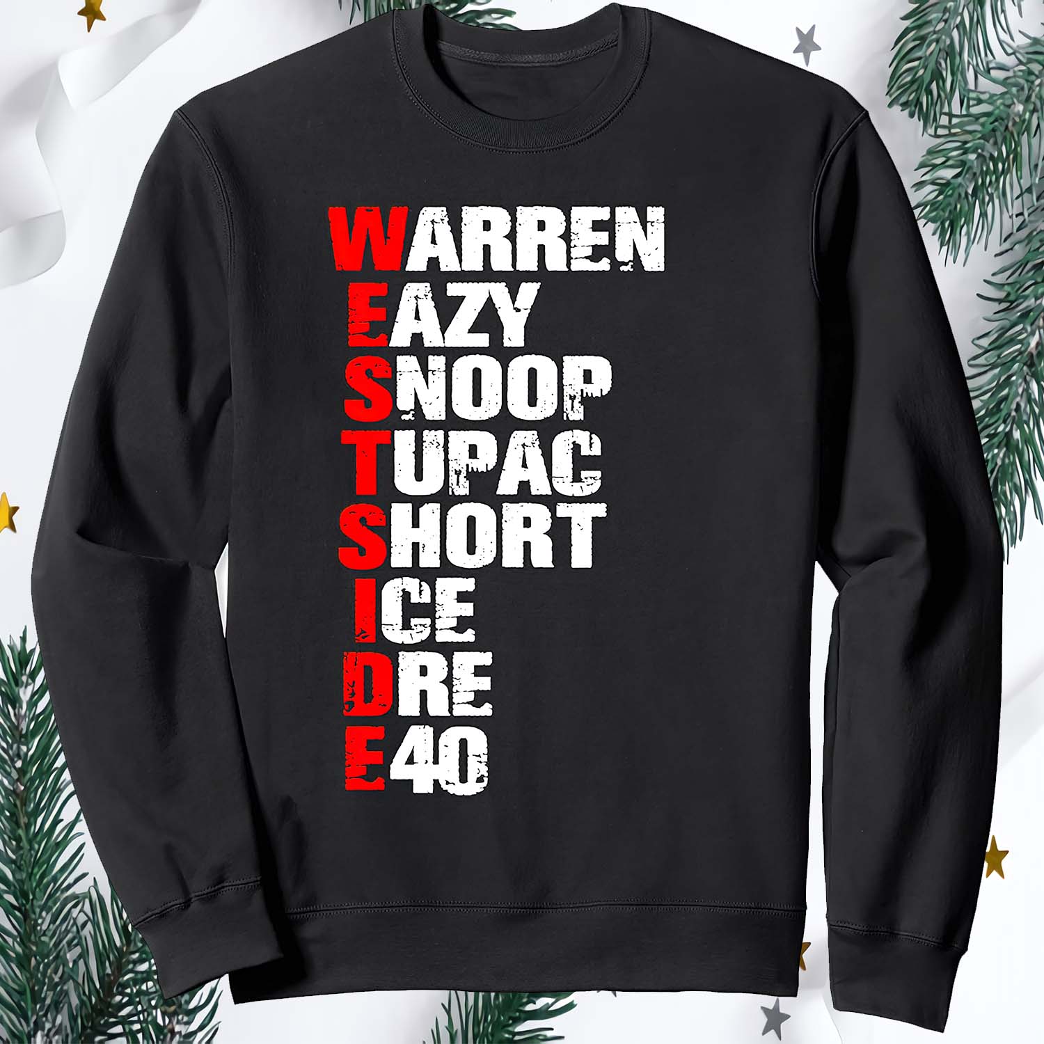 Warren Eazy Snoop Tupac Short Ice Dre E40 Sweatshirt Warren Eazy Snoop Tupac Short Ice Dre E40 Sweatshirt