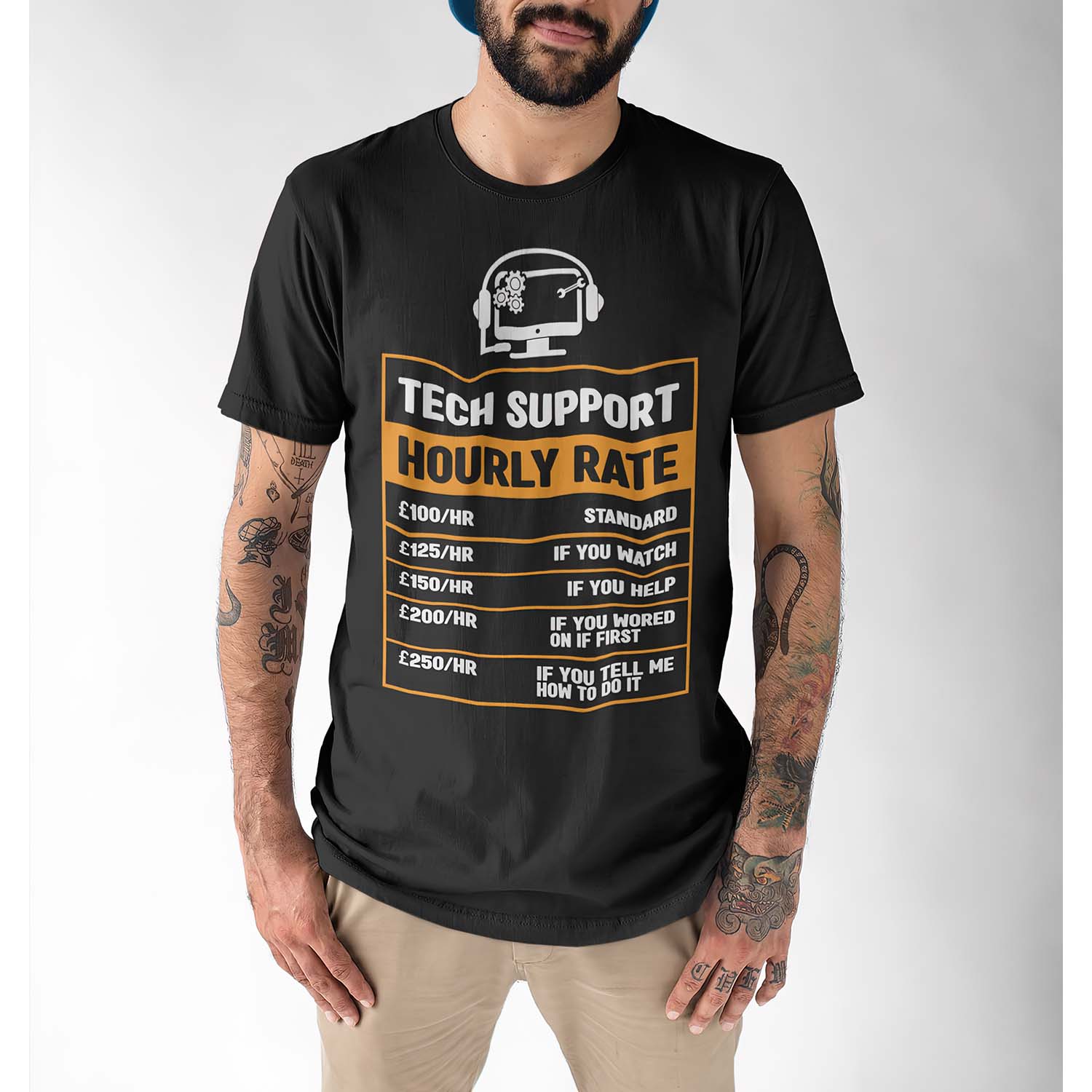 Tech Support Hourly Rate Shirt Tech Support Hourly Rate Shirt