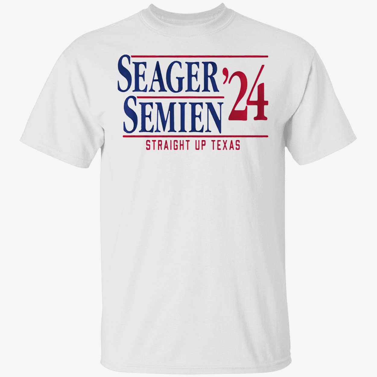 Seager Semien 24 Straight Up Texas Shirt