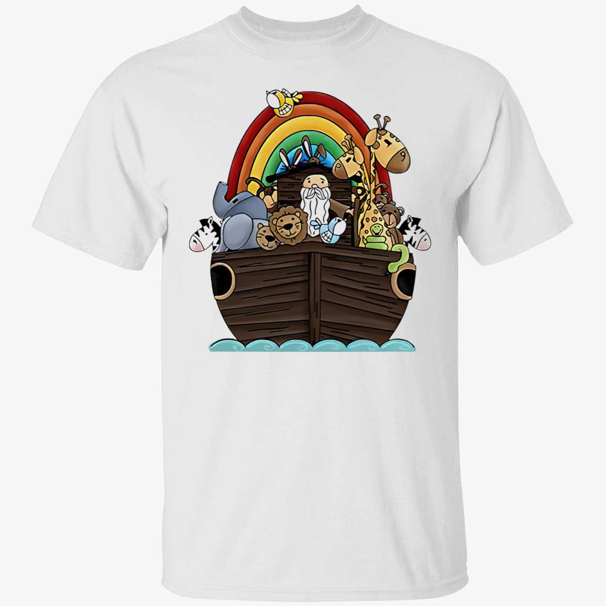 Noah’S Ark And Rainbow Infant Shirt Noah’S Ark And Rainbow Infant Shirt