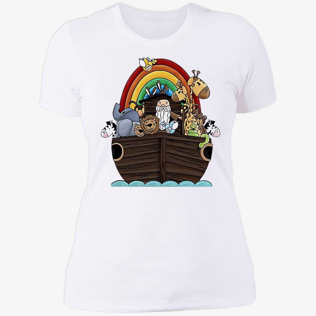Noah’S Ark And Rainbow Infant Shirt Noah’S Ark And Rainbow Infant Shirt