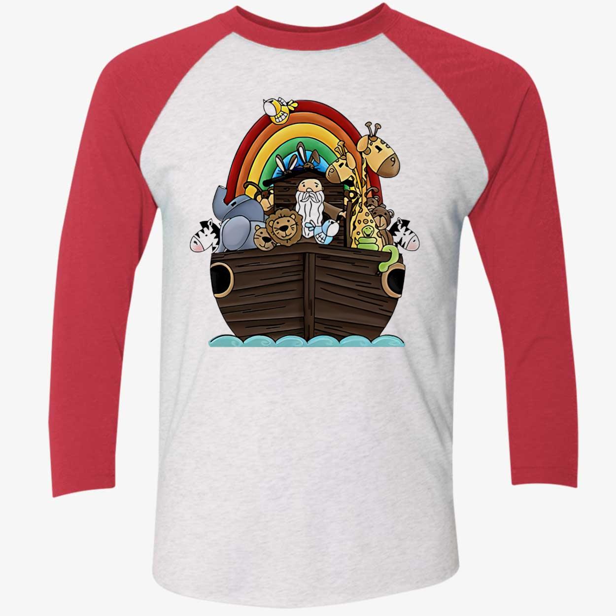 Noah’S Ark And Rainbow Infant Shirt Noah’S Ark And Rainbow Infant Shirt