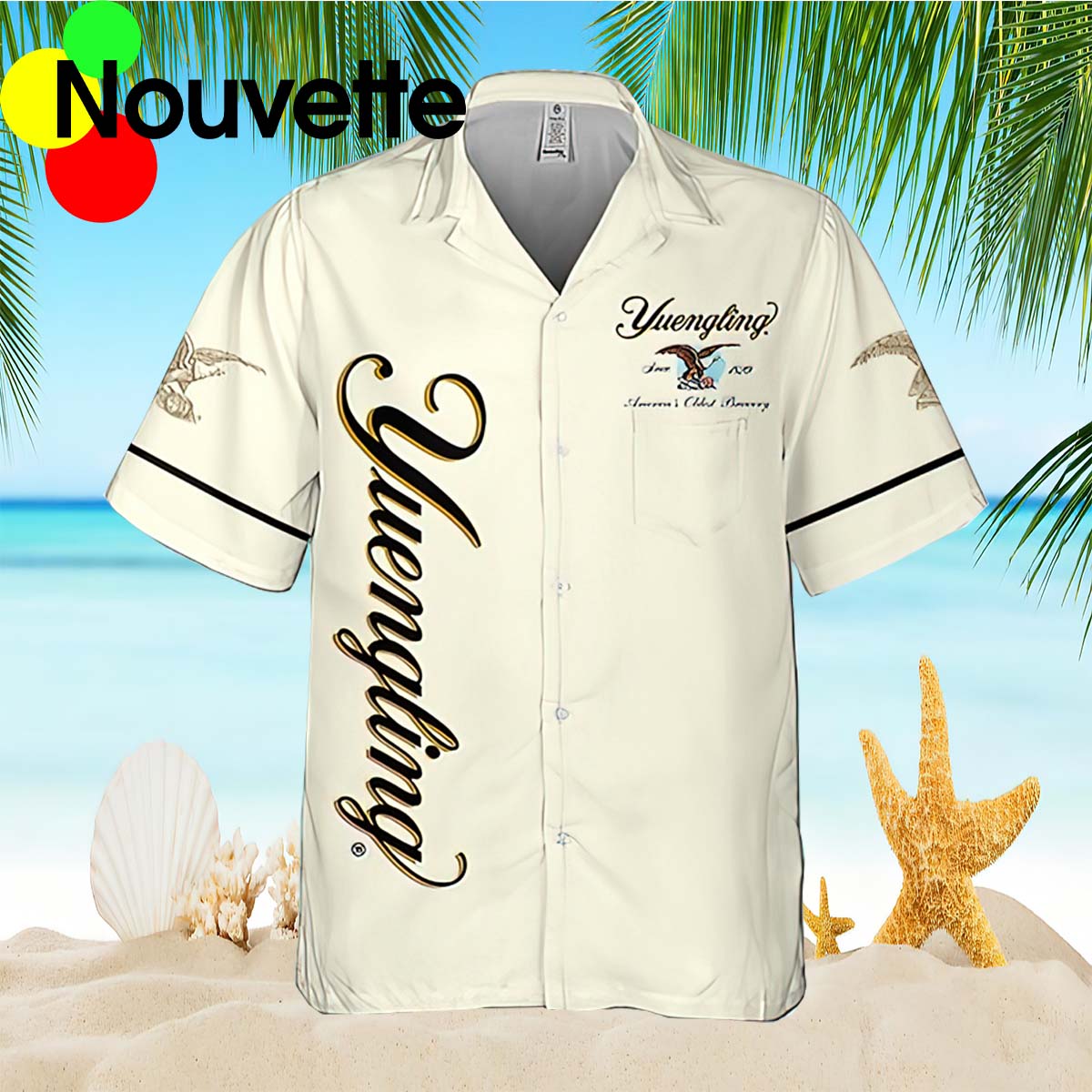 Yuengling Beach Hawaiian Shirt Yuengling Beach Hawaiian Shirt