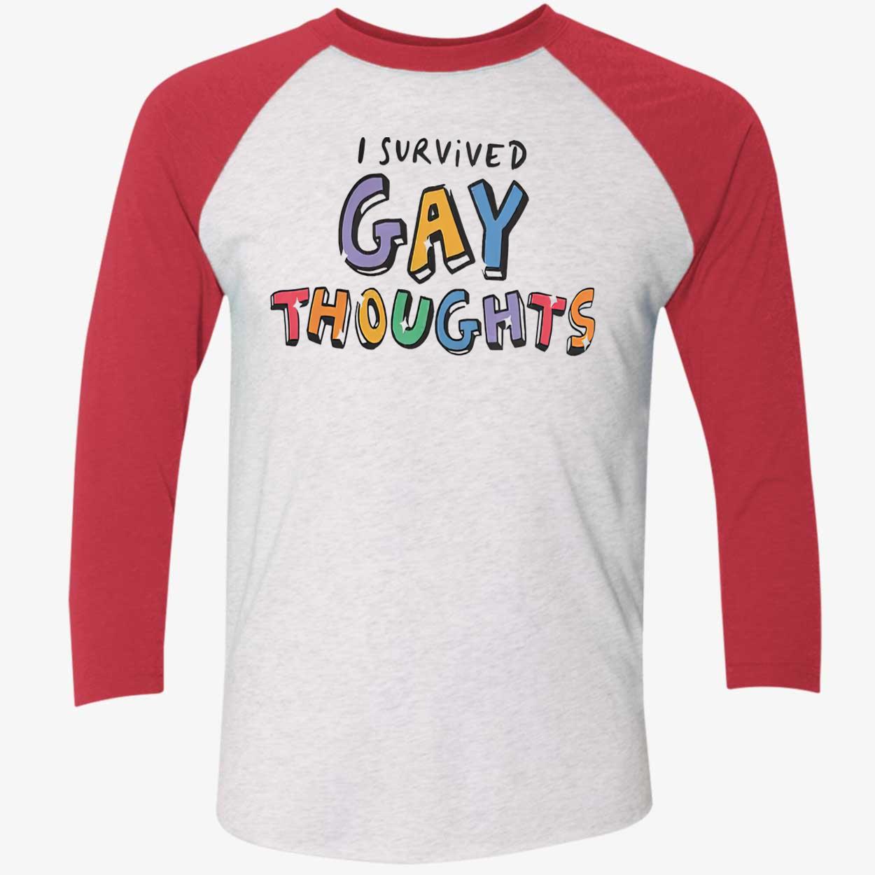 I Survived Gay Thoughts Shirt I Survived Gay Thoughts Shirt