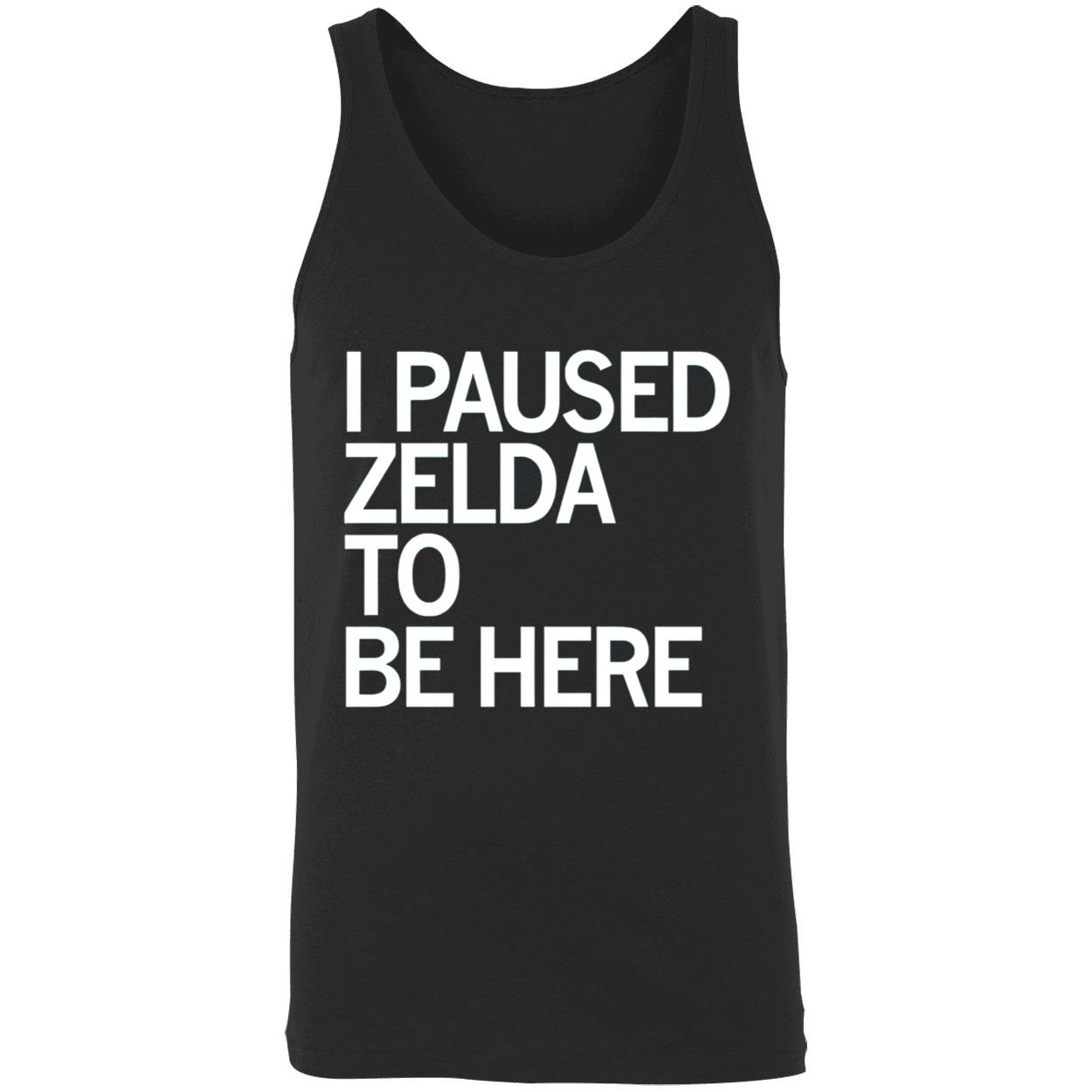 I Paused Zelda To Be Here Shirt I Paused Zelda To Be Here Shirt