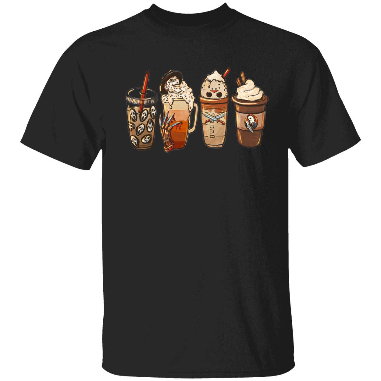 Horror Movie And Coffee Halloween Sweatshirt Horror Movie And Coffee Halloween Sweatshirt