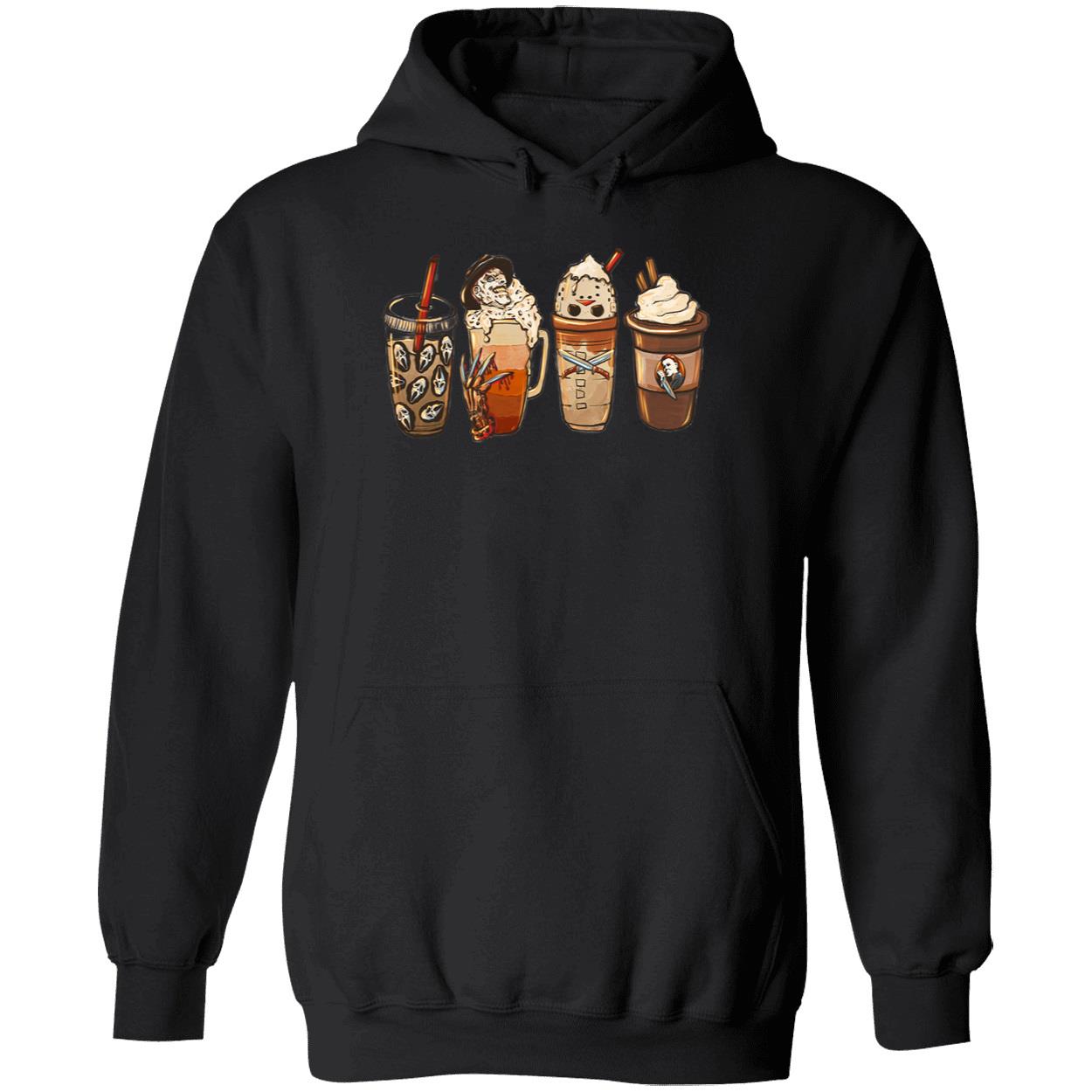 Horror Movie And Coffee Halloween Sweatshirt Horror Movie And Coffee Halloween Sweatshirt