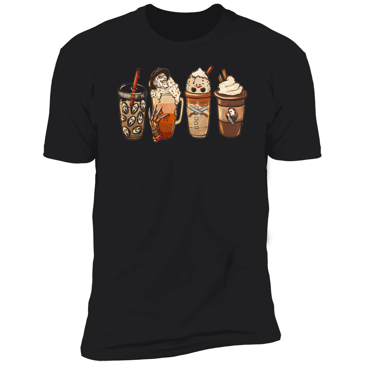 Horror Movie And Coffee Halloween Sweatshirt Horror Movie And Coffee Halloween Sweatshirt