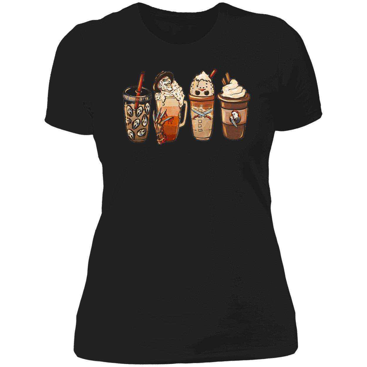 Horror Movie And Coffee Halloween Sweatshirt Horror Movie And Coffee Halloween Sweatshirt