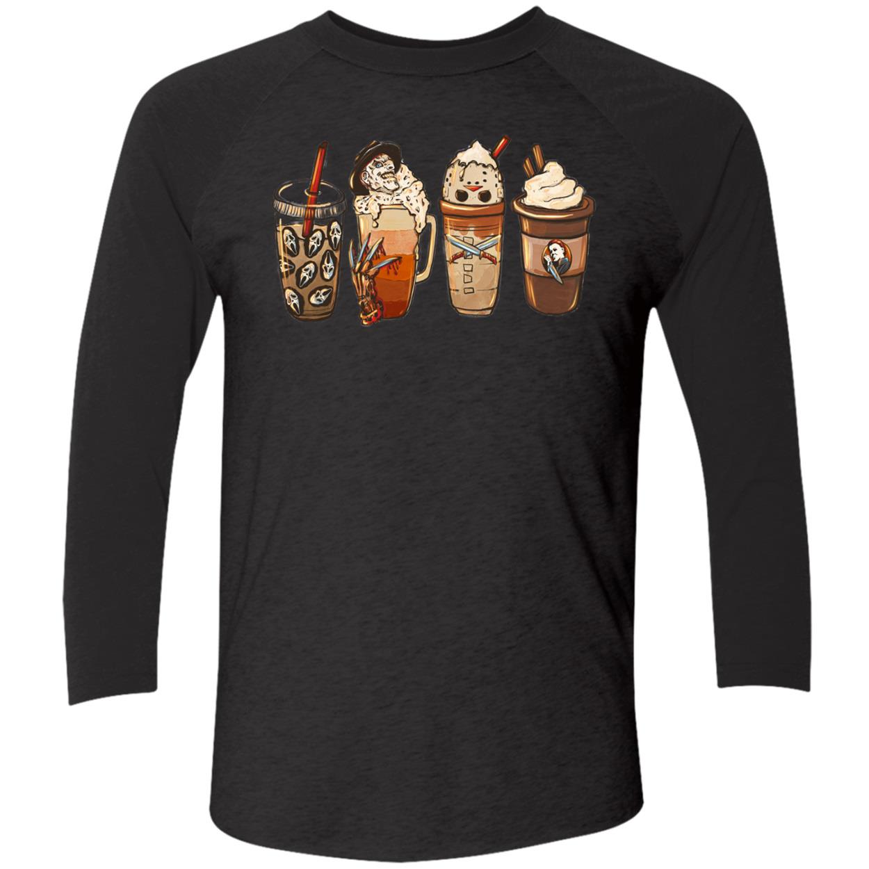 Horror Movie And Coffee Halloween Sweatshirt Horror Movie And Coffee Halloween Sweatshirt