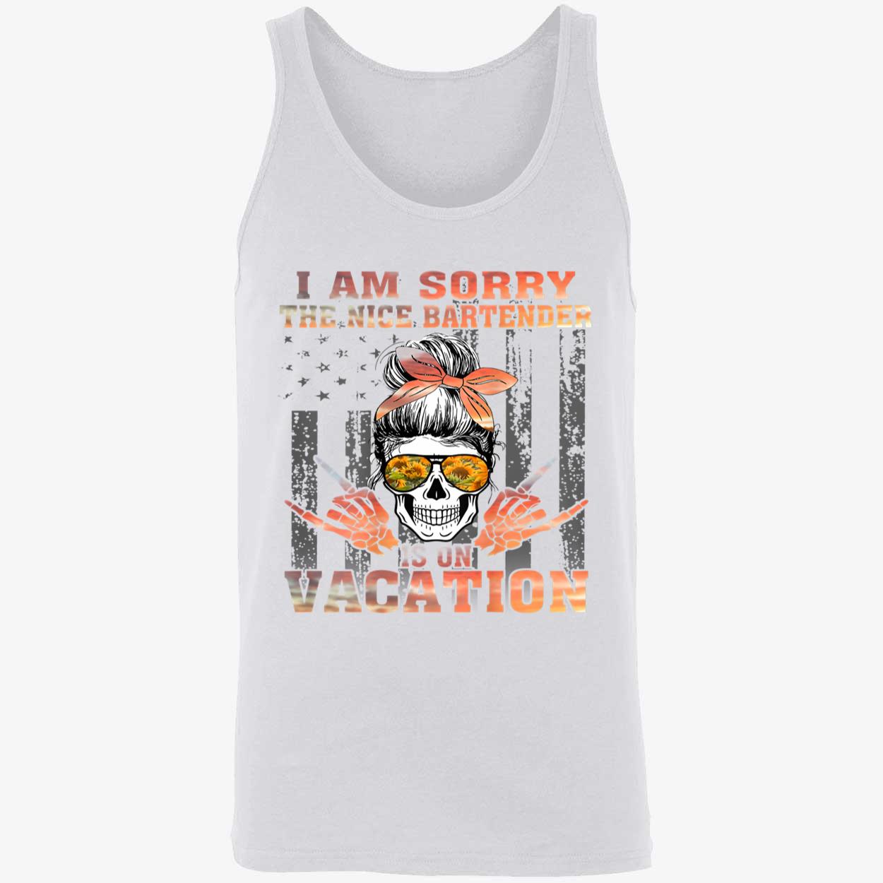 The Nice Bartender Is On Vacation Shirt The Nice Bartender Is On Vacation Shirt
