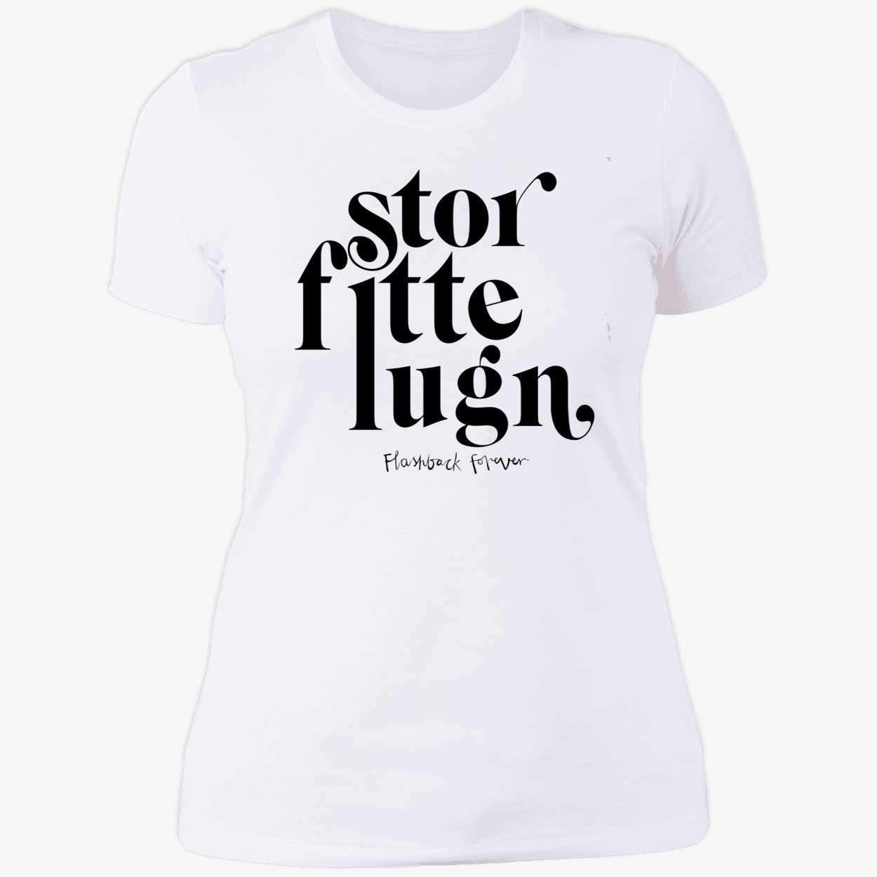 Stor Fitte Lugn Flashback Forever Shirt Stor Fitte Lugn Flashback Forever Shirt