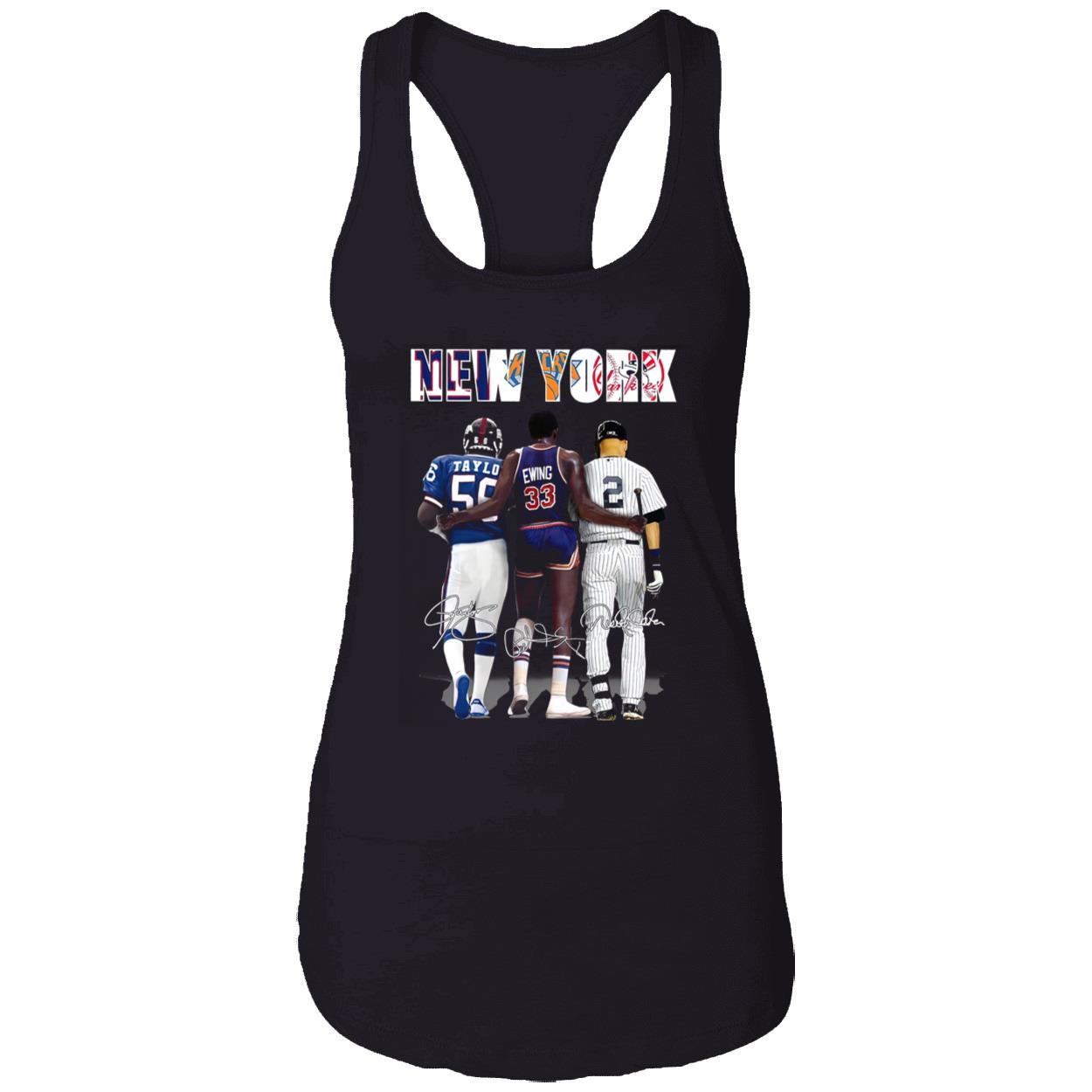 New York Lawrence Taylor Patrick Ewing And Derek Jeter Shirt New York Lawrence Taylor Patrick Ewing And Derek Jeter Shirt