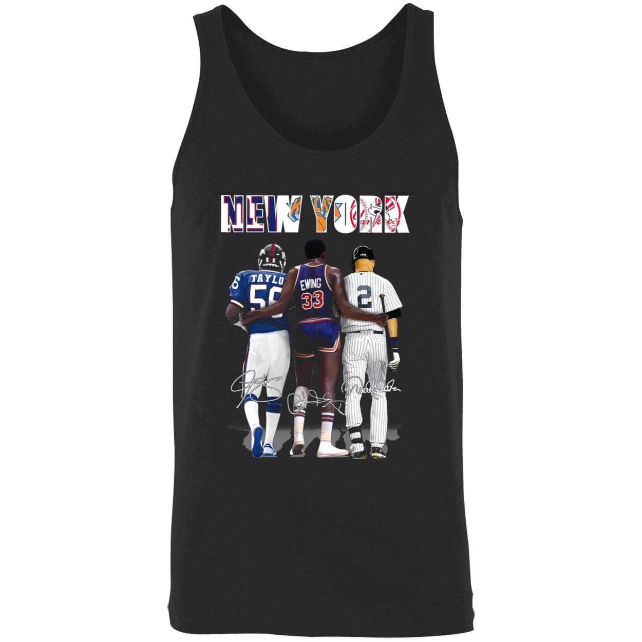 New York Lawrence Taylor Patrick Ewing And Derek Jeter Shirt New York Lawrence Taylor Patrick Ewing And Derek Jeter Shirt
