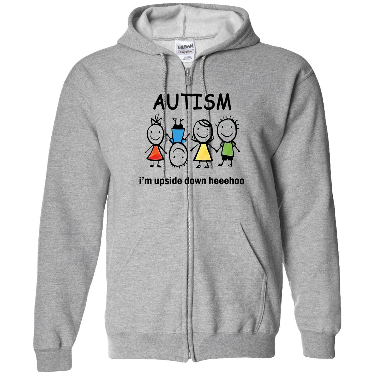 Autism I’M Upside Down Heehoo Shirt Autism I’M Upside Down Heehoo Shirt