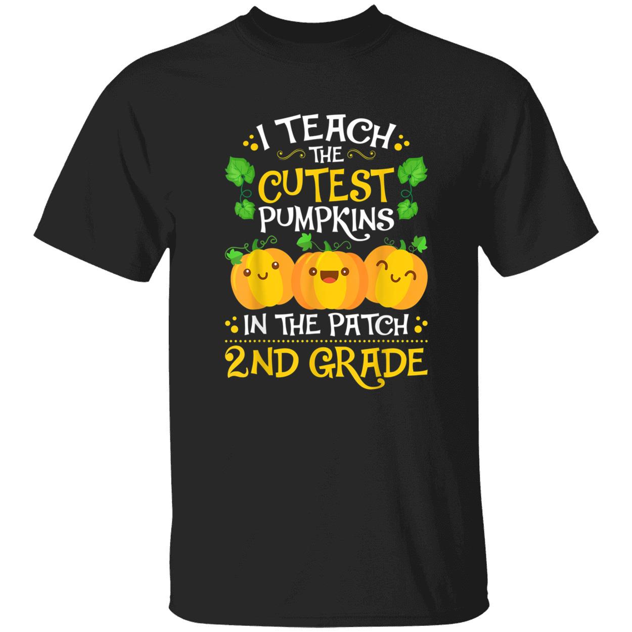 I Teach The Cutest Pumpkin In The Patch 2Nd Grade Shirt I Teach The Cutest Pumpkin In The Patch 2Nd Grade Shirt