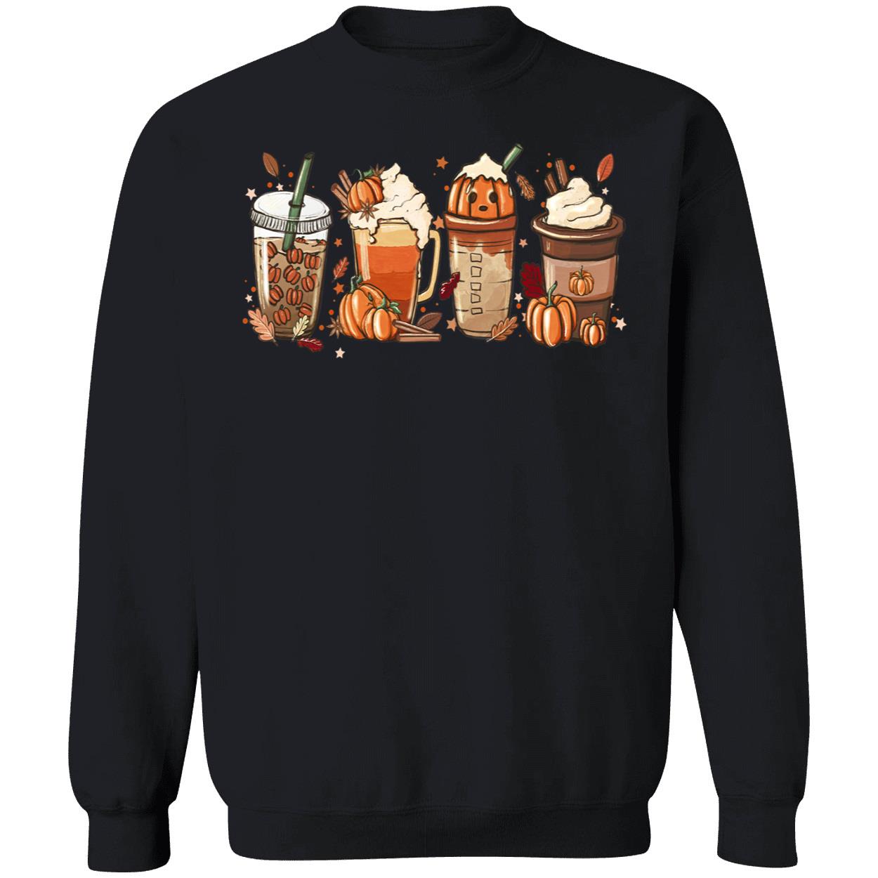 Pumpkin Coffee Fall Thanksgiving Sweatshirt Pumpkin Coffee Fall Thanksgiving Sweatshirt