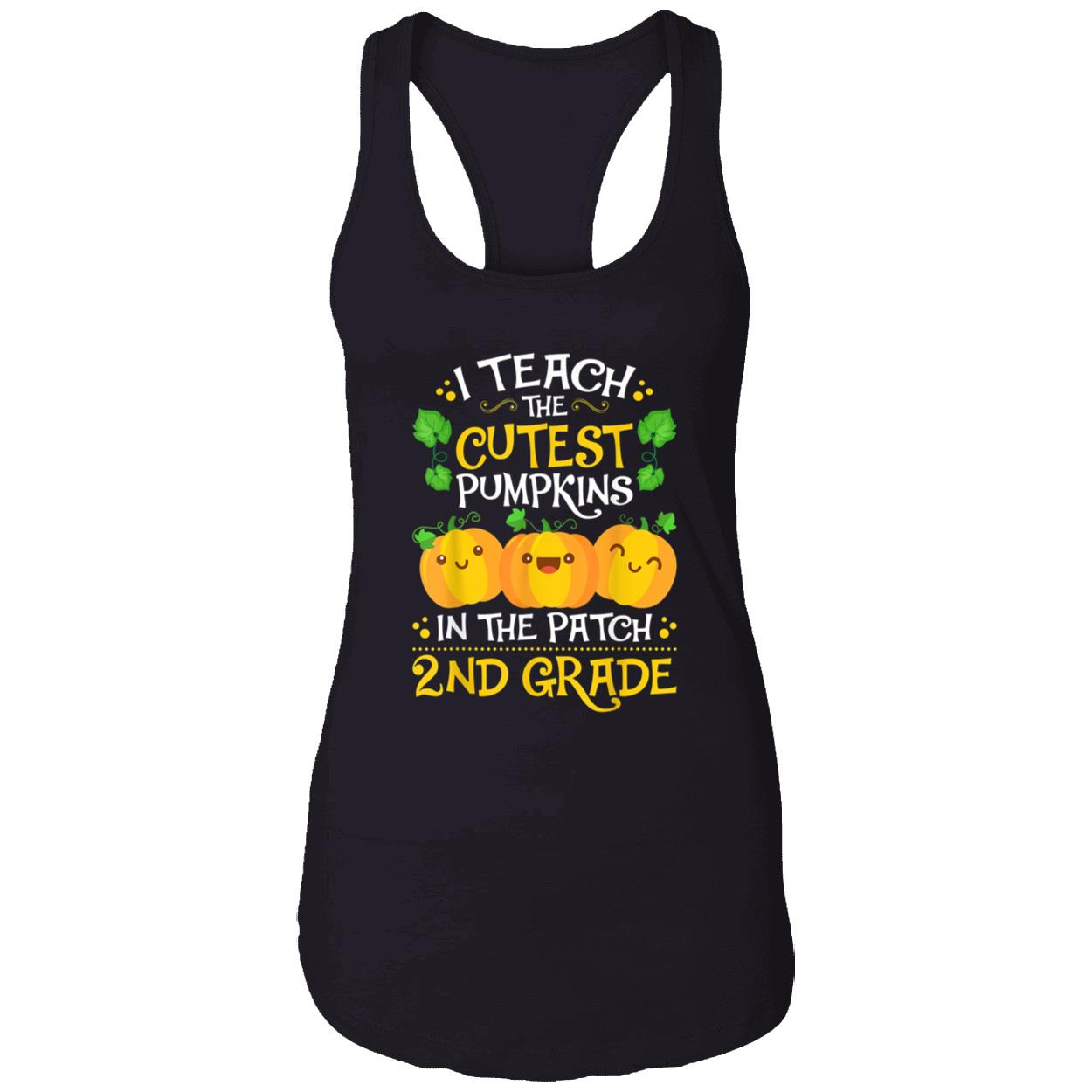 I Teach The Cutest Pumpkin In The Patch 2Nd Grade Shirt I Teach The Cutest Pumpkin In The Patch 2Nd Grade Shirt