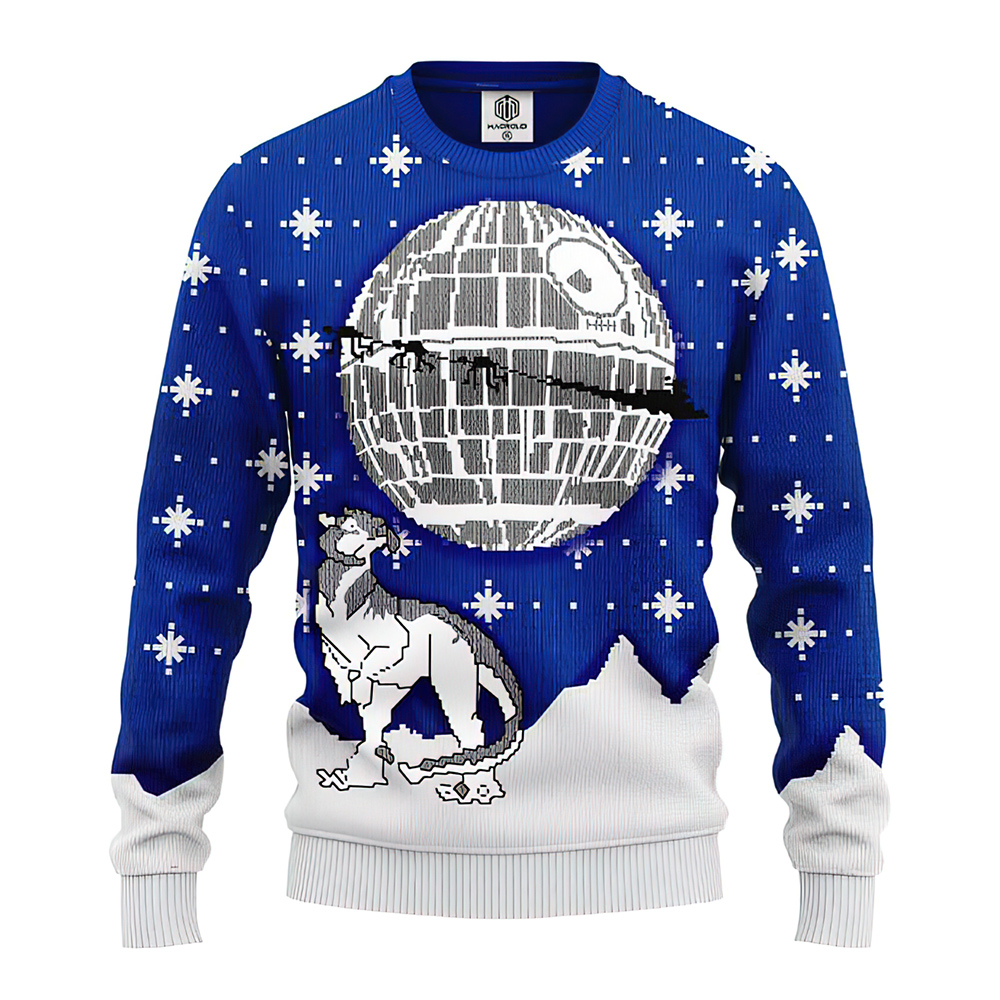 Death Star Ugly Christmas Sweater Death Star Ugly Christmas Sweater
