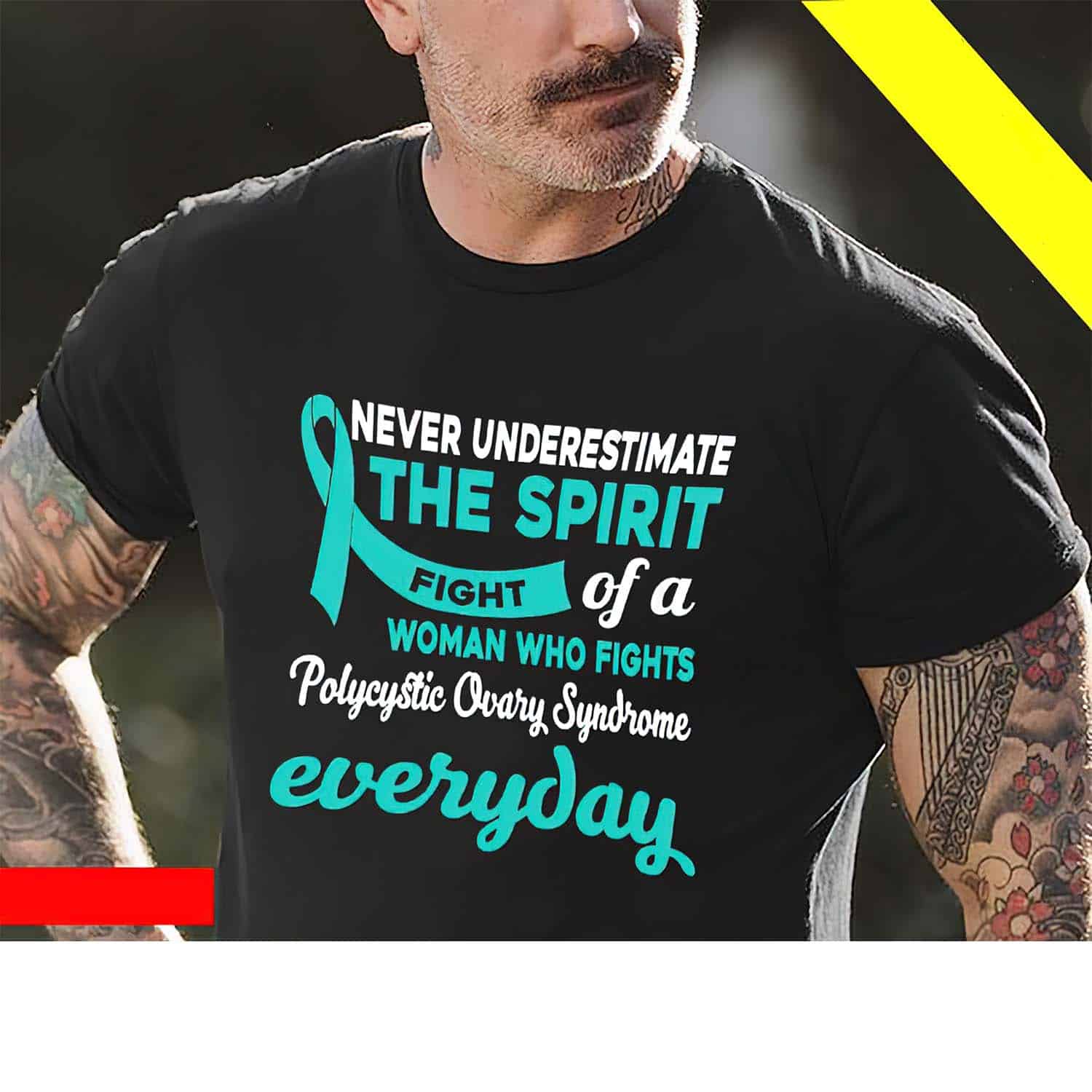 Never Underestimate The Spirit Fight Of A Woman Fights Polycystic Ovary Syndrome Shirt Never Underestimate The Spirit Fight Of A Woman Fights Polycystic Ovary Syndrome Shirt