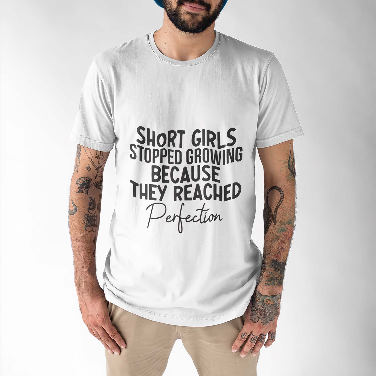 Short Girls Stopped Growing Because They Reached Perfection Shirt Short Girls Stopped Growing Because They Reached Perfection Shirt