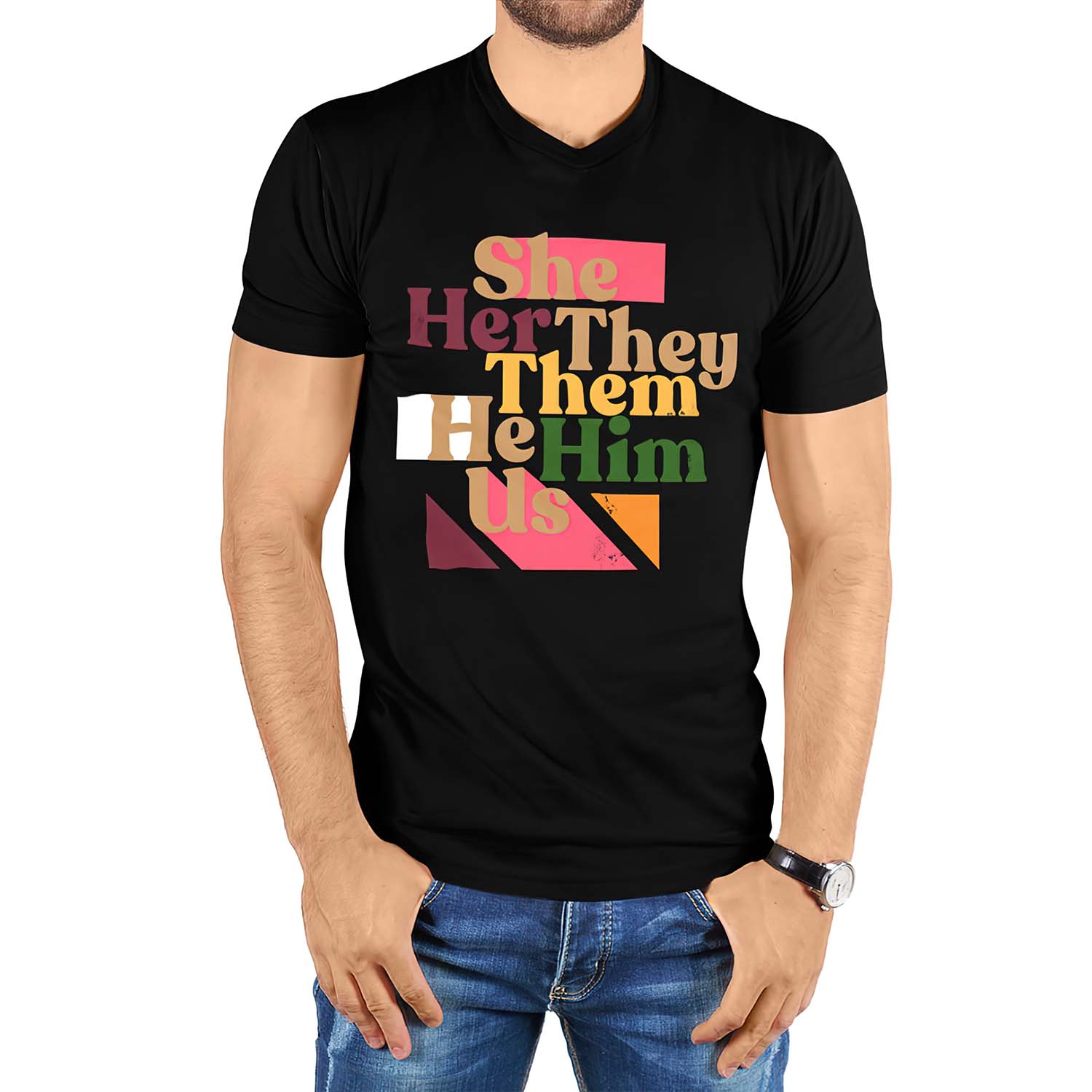 She Her They Them He Him Us Shirt She Her They Them He Him Us Shirt