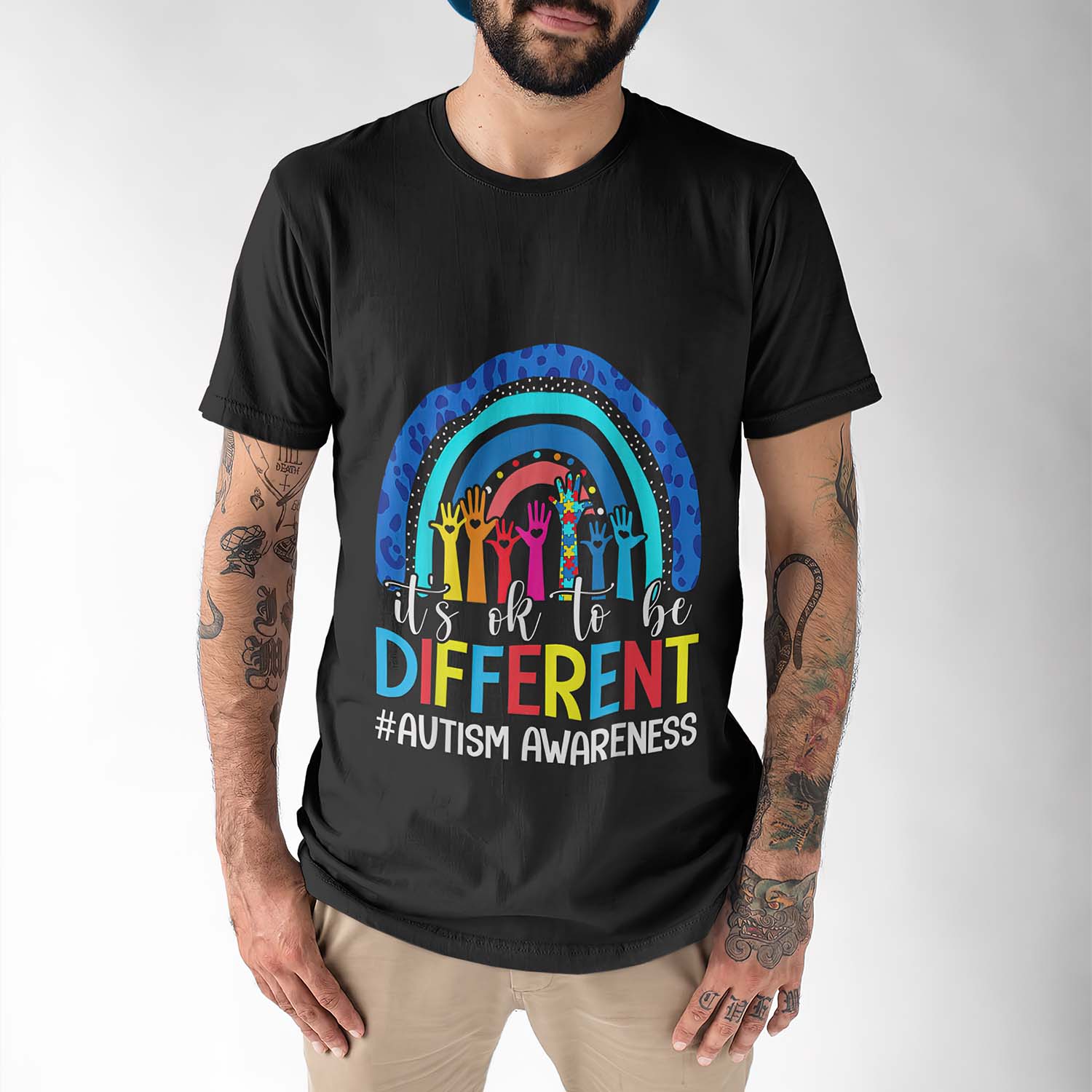 Rainbow It’S Ok To Be Different Autism Awareness Shirt Rainbow It’S Ok To Be Different Autism Awareness Shirt