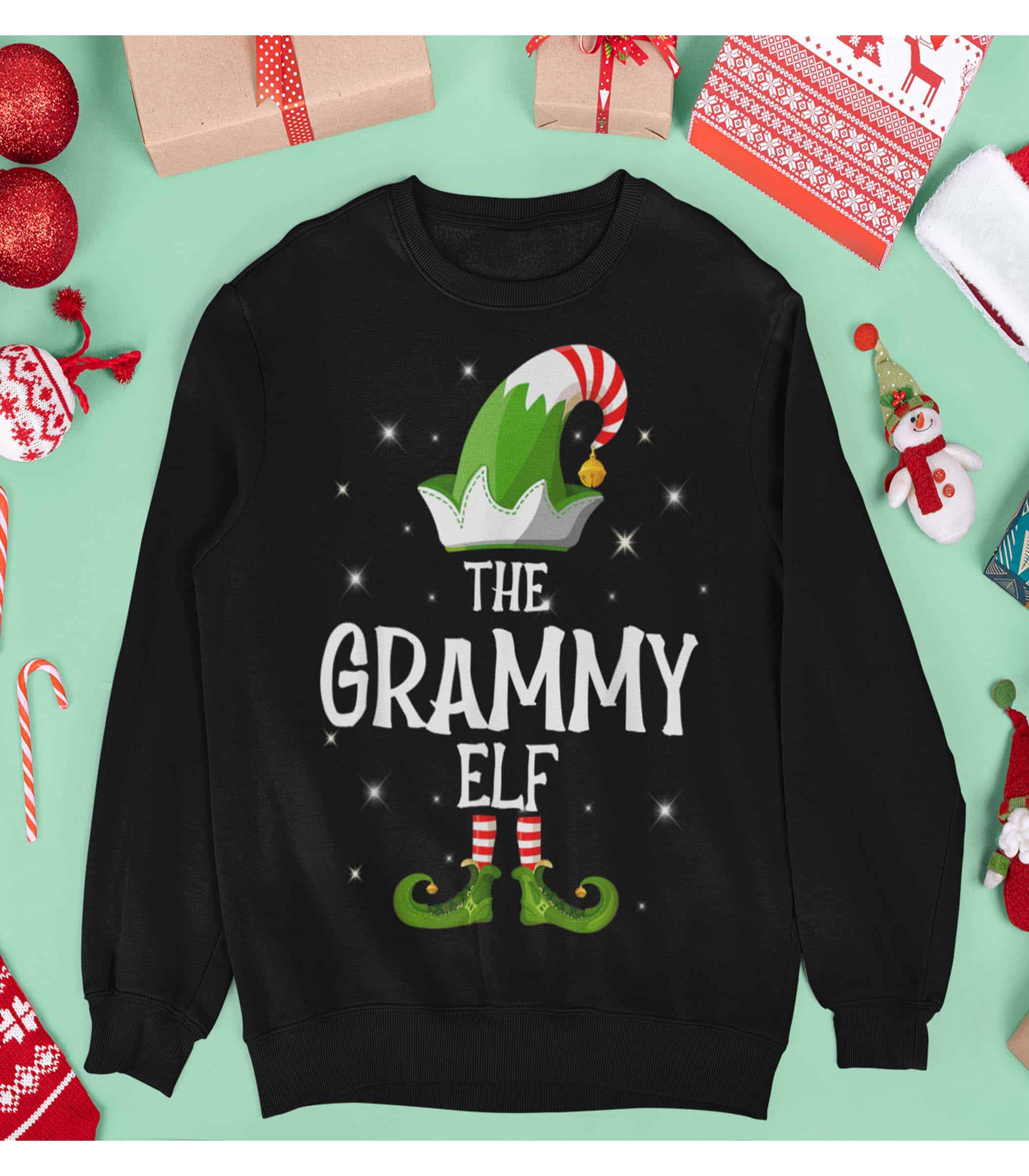 The Grammy Elf Christmas Sweatshirt The Grammy Elf Christmas Sweatshirt