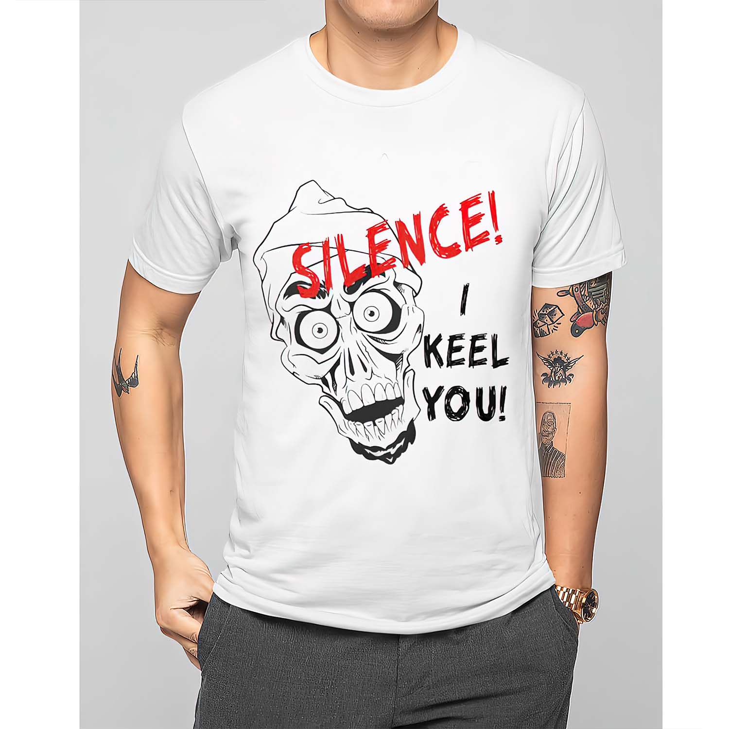 Skull Silence I Keel You Shirt