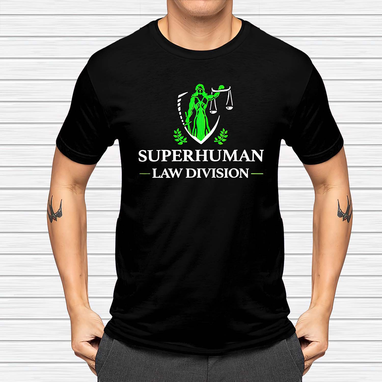 Superhuman Law Division Shirt