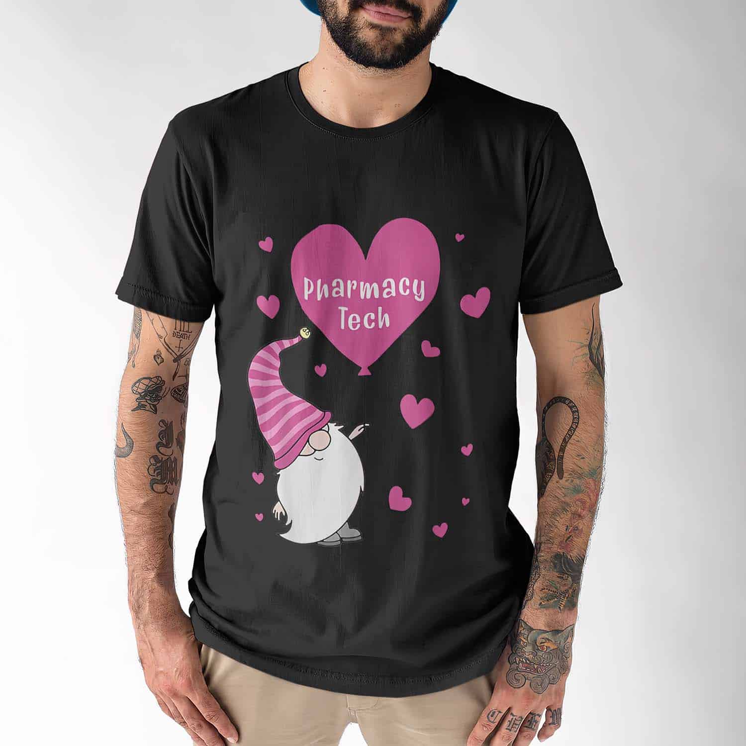Pharmacy Tech Gnome Nurse Valentine’S Day Shirt Pharmacy Tech Gnome Nurse Valentine’S Day Shirt