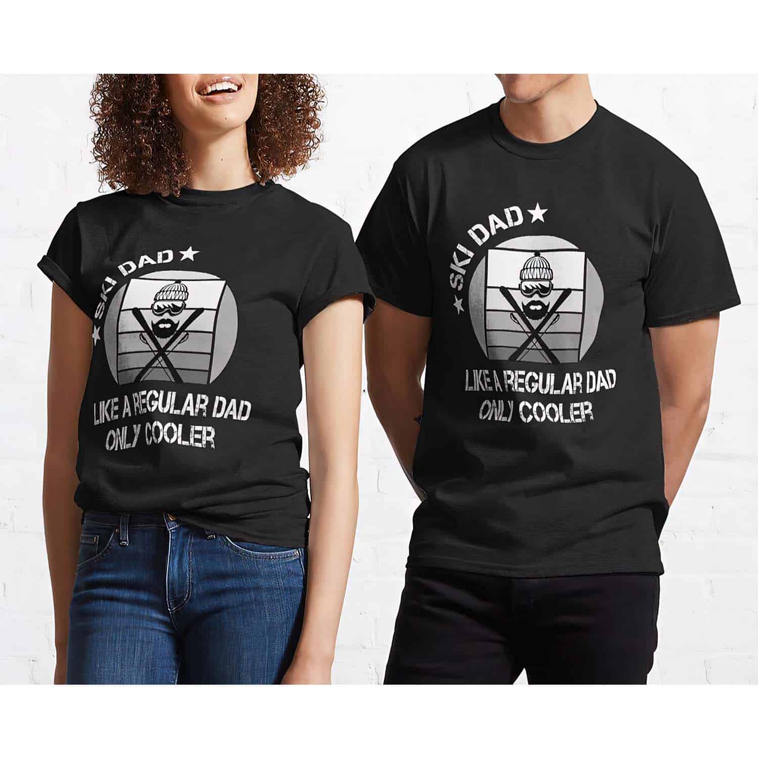 Ski Dad Like A Regular Dad Only Cooler Shirt Ski Dad Like A Regular Dad Only Cooler Shirt