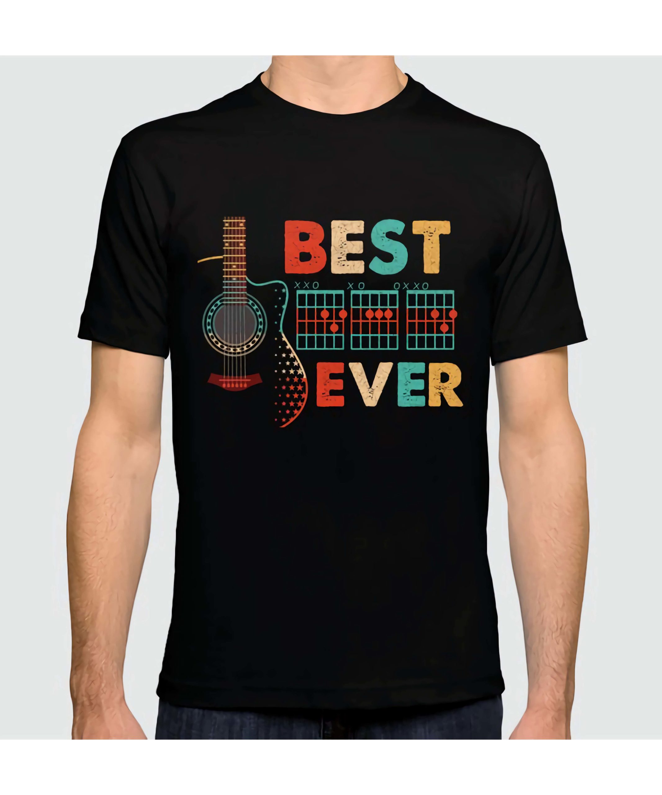 Best Dad Ever Guitar Shirt Best Dad Ever Guitar Shirt